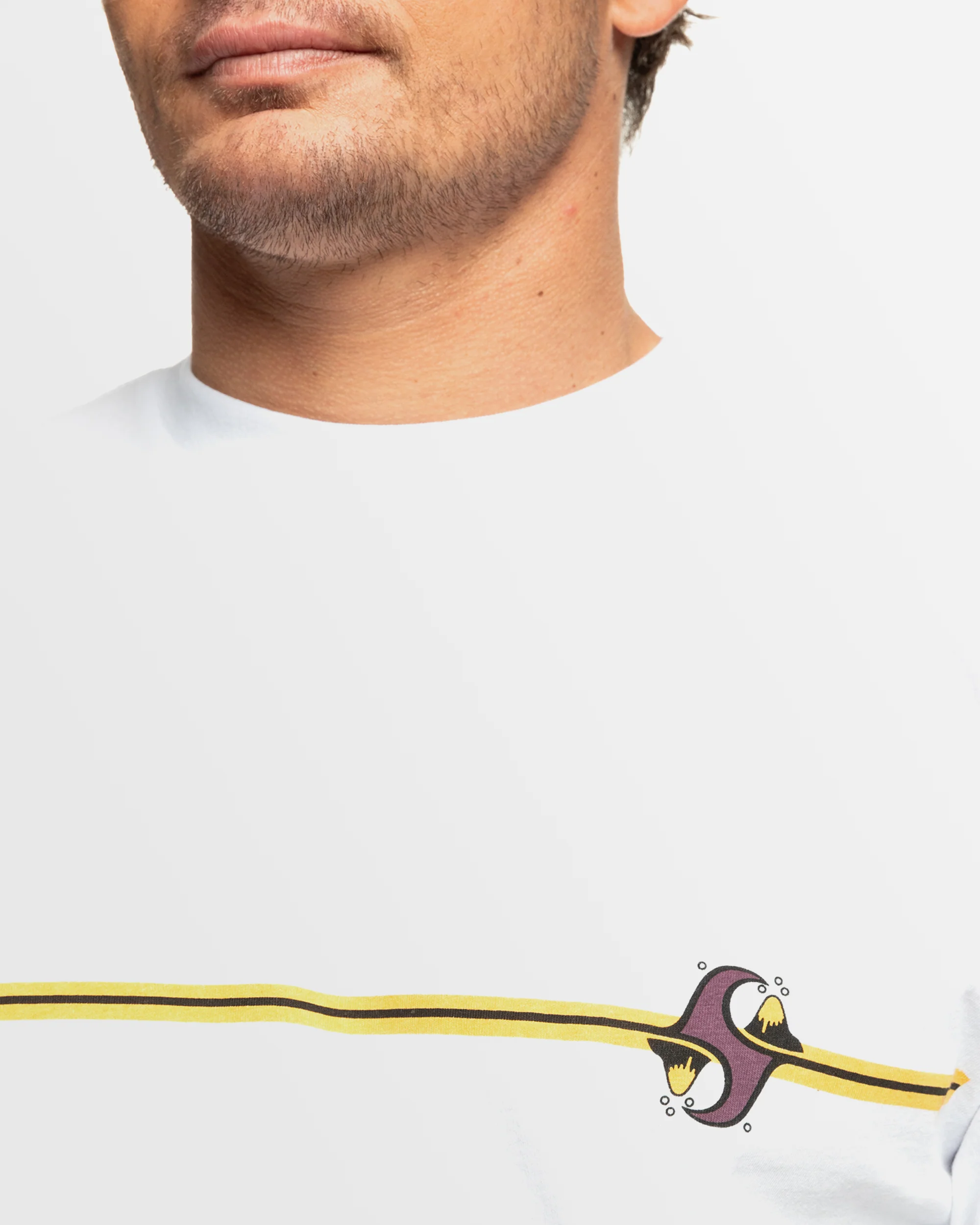 Mens Bubble Stripe T-Shirt - Image 2