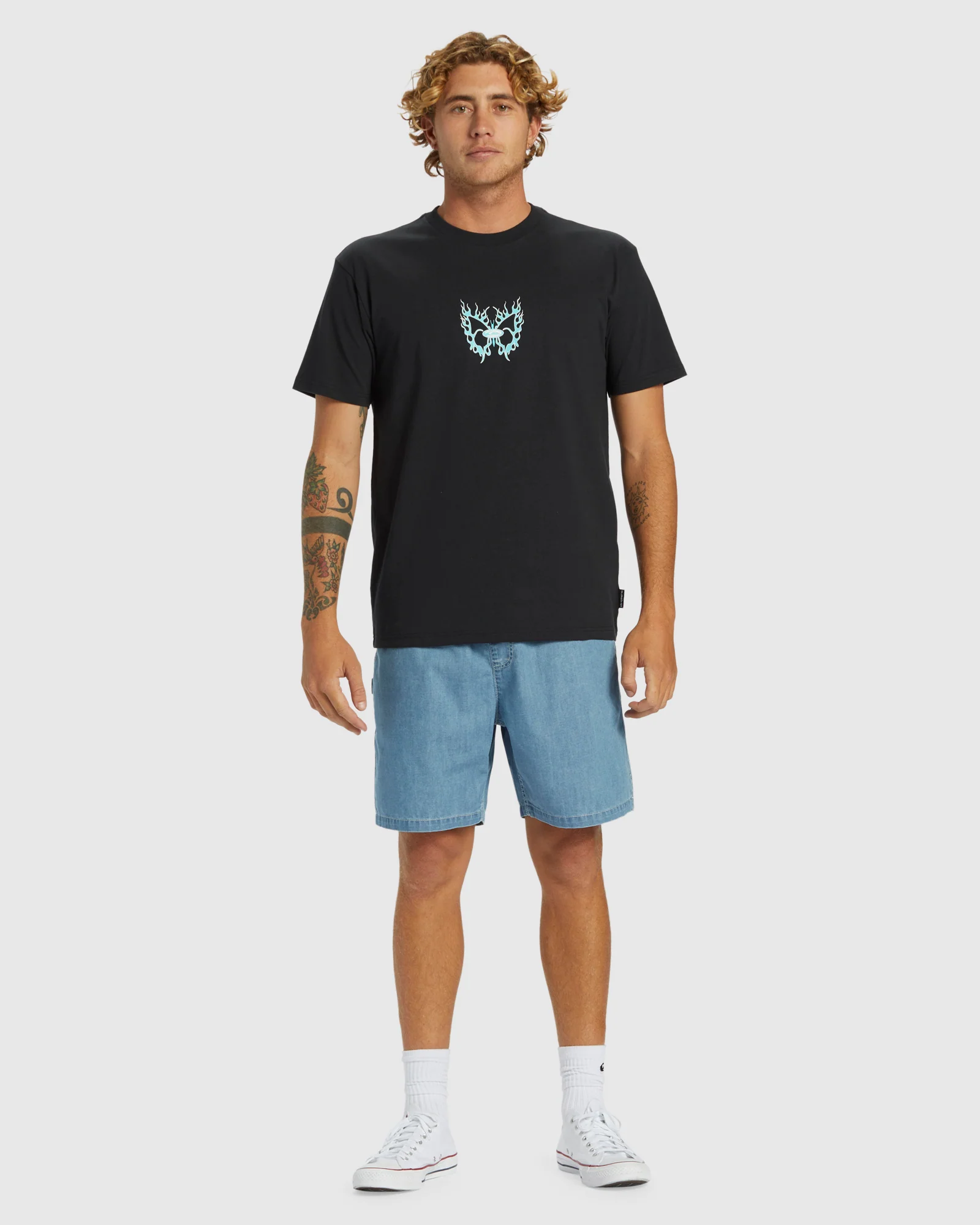 Mens Butterflier Moe Short Sleeve T-Shirt - Image 5