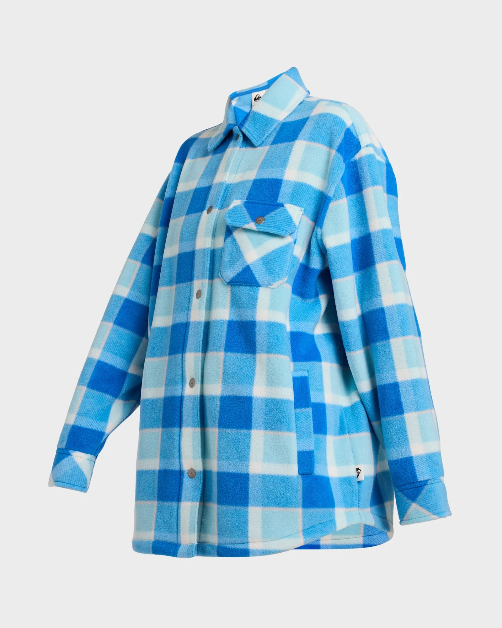 Womens Camp Queen Polar Fleece Long Sleeve Shirt - Image 3