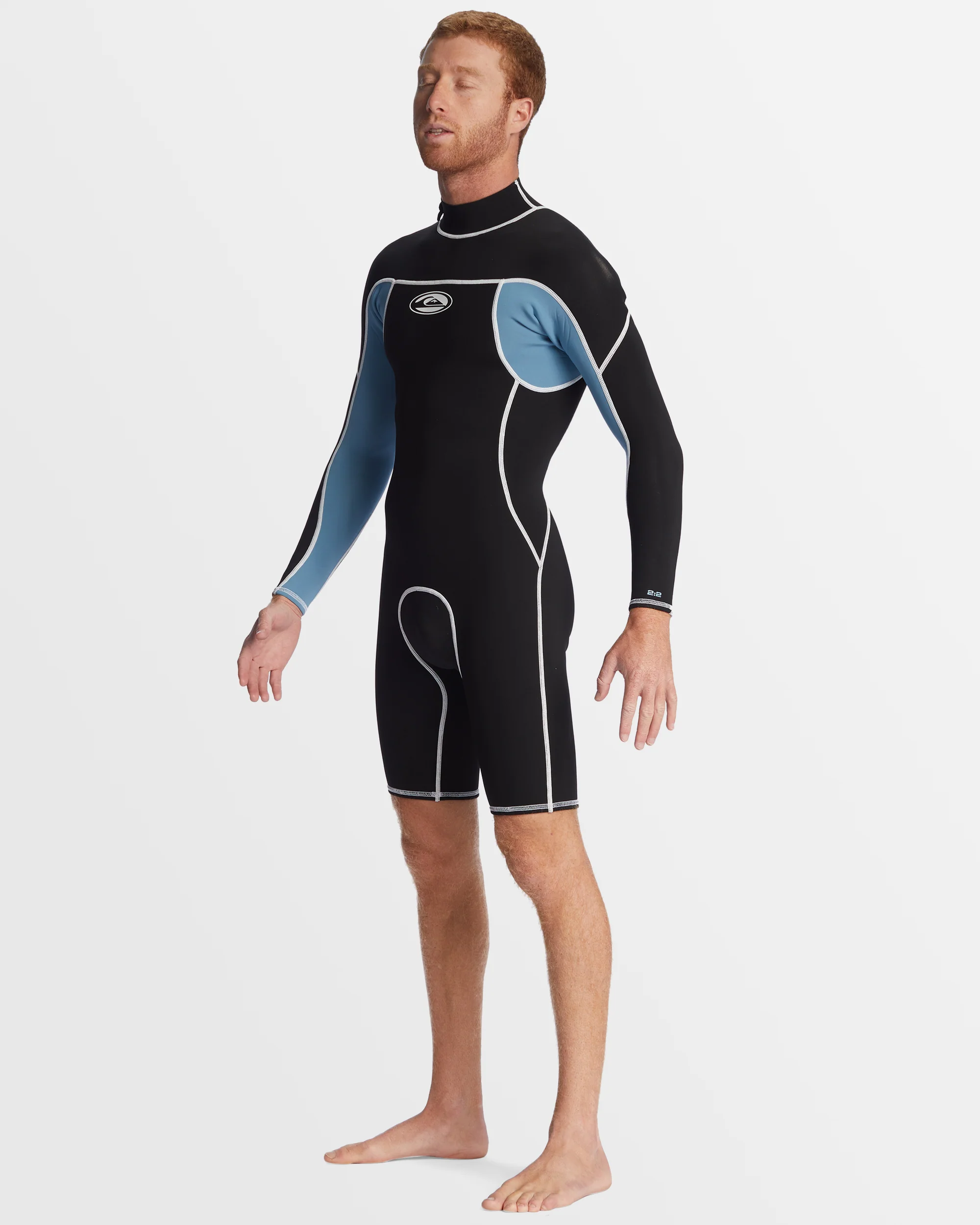 Mens 2/2mm Saturn Capsule Saturn Back-Zip Springsuit - Image 2