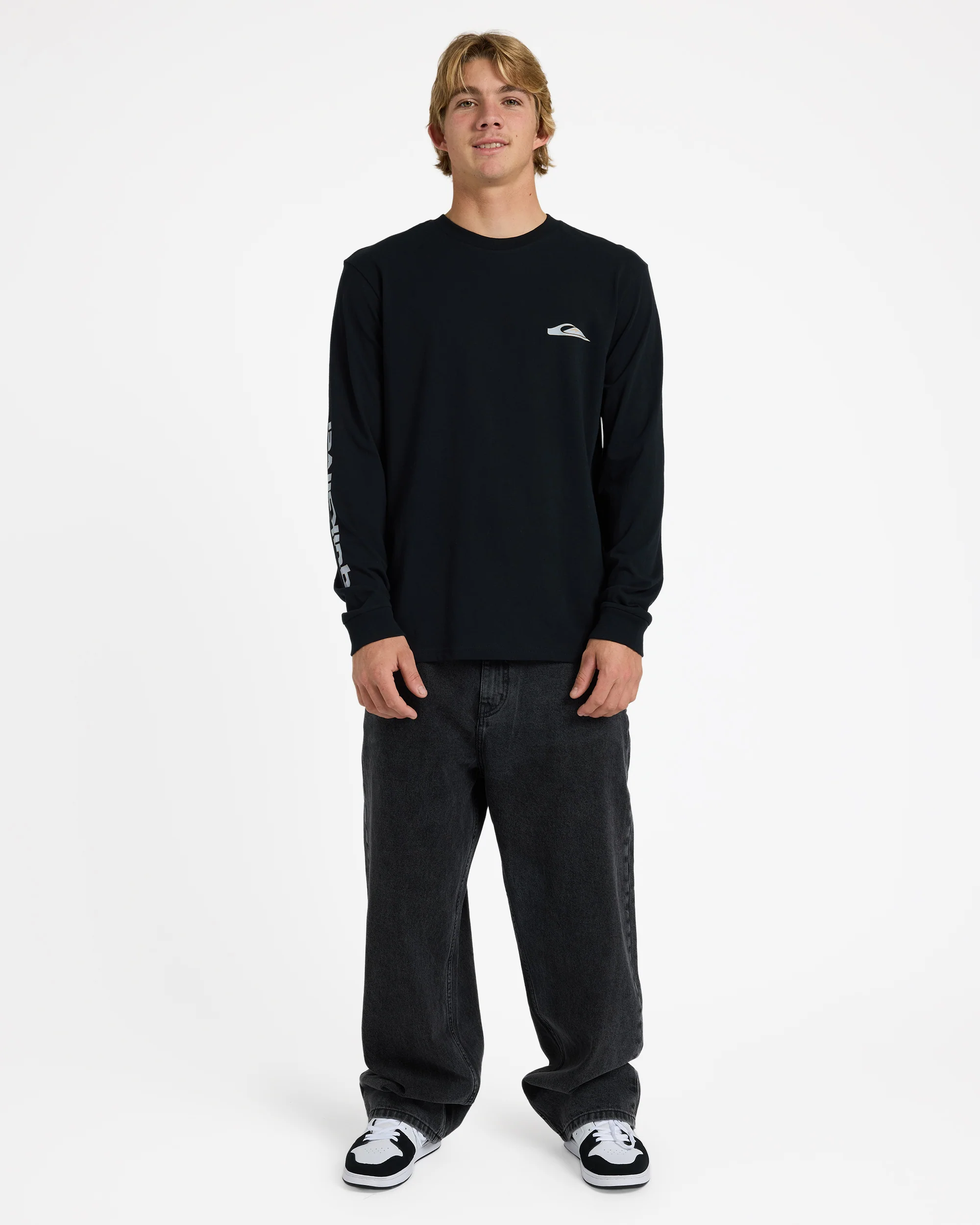 Mens Carbon Long Sleeve T-Shirt - Image 5