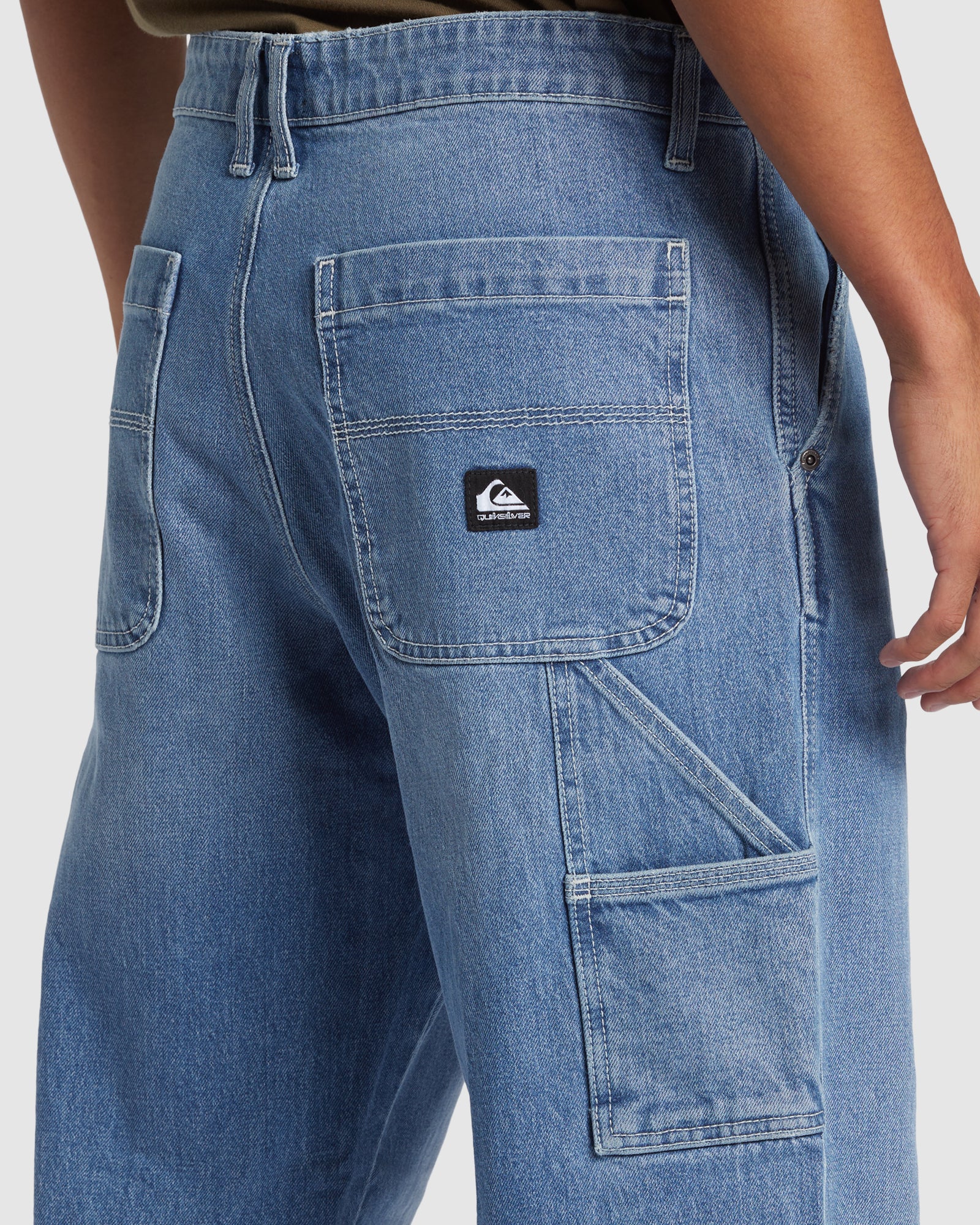 Mens Carpenter Stretch Denim Pants - Image 4