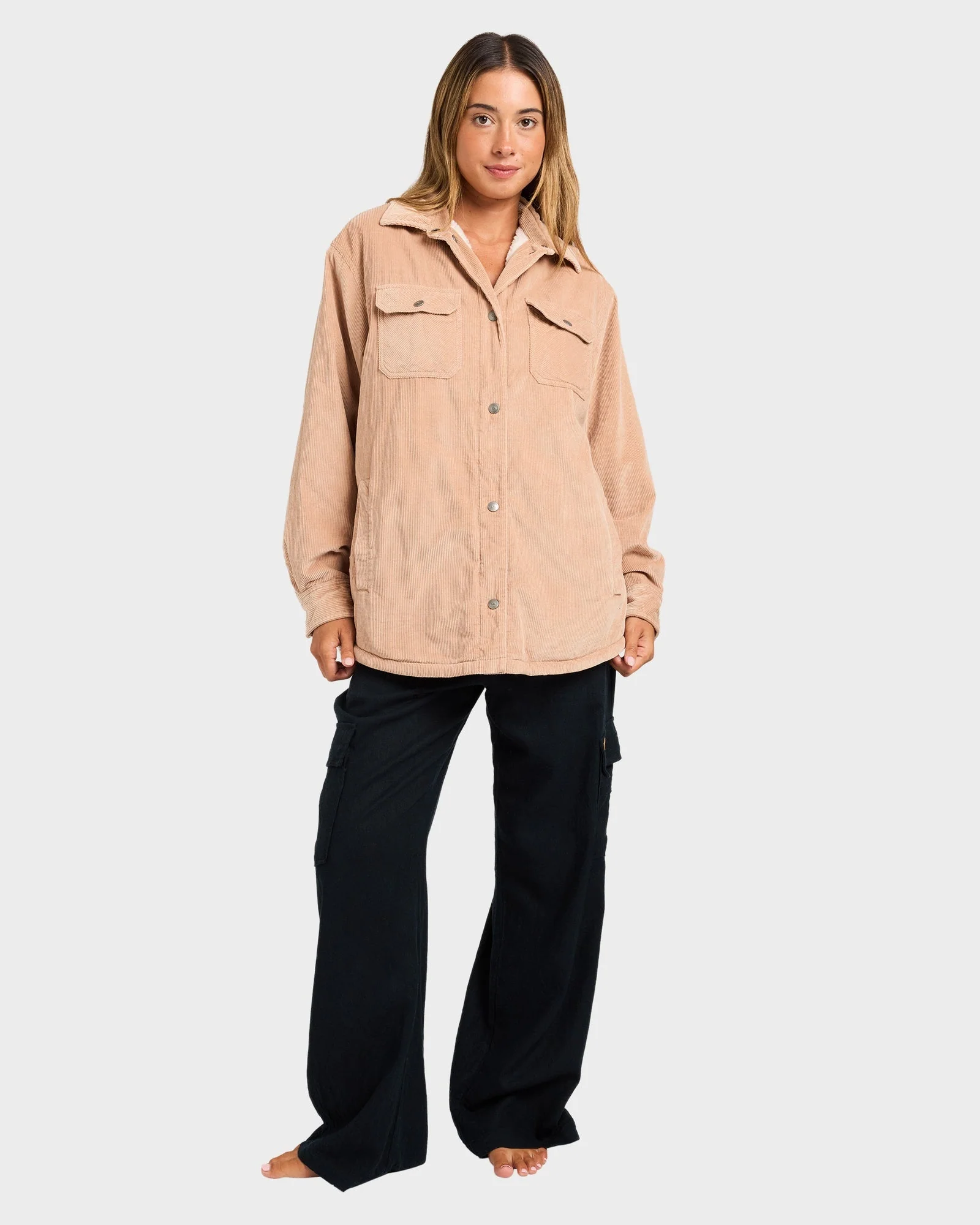 Womens Central Corduroy Jacket - Image 5
