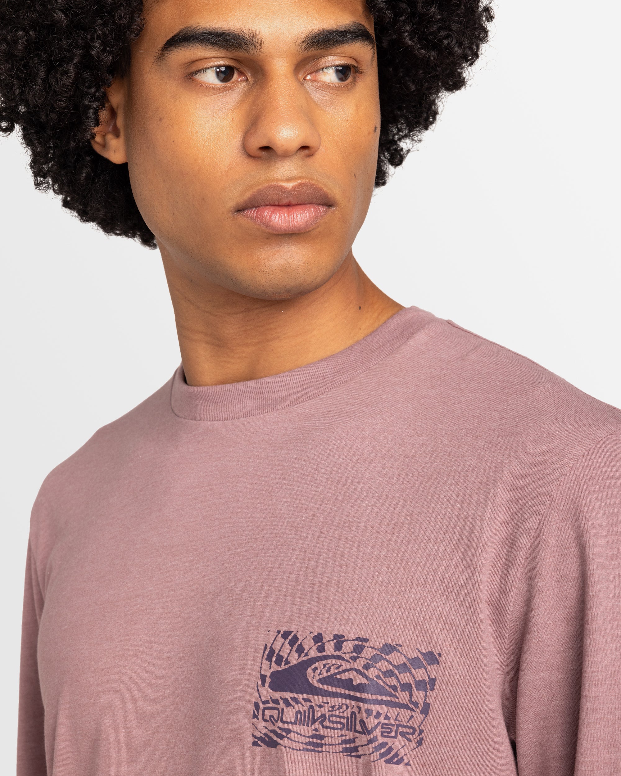 Mens Checker Mountain Long Sleeve T-Shirt - Image 4