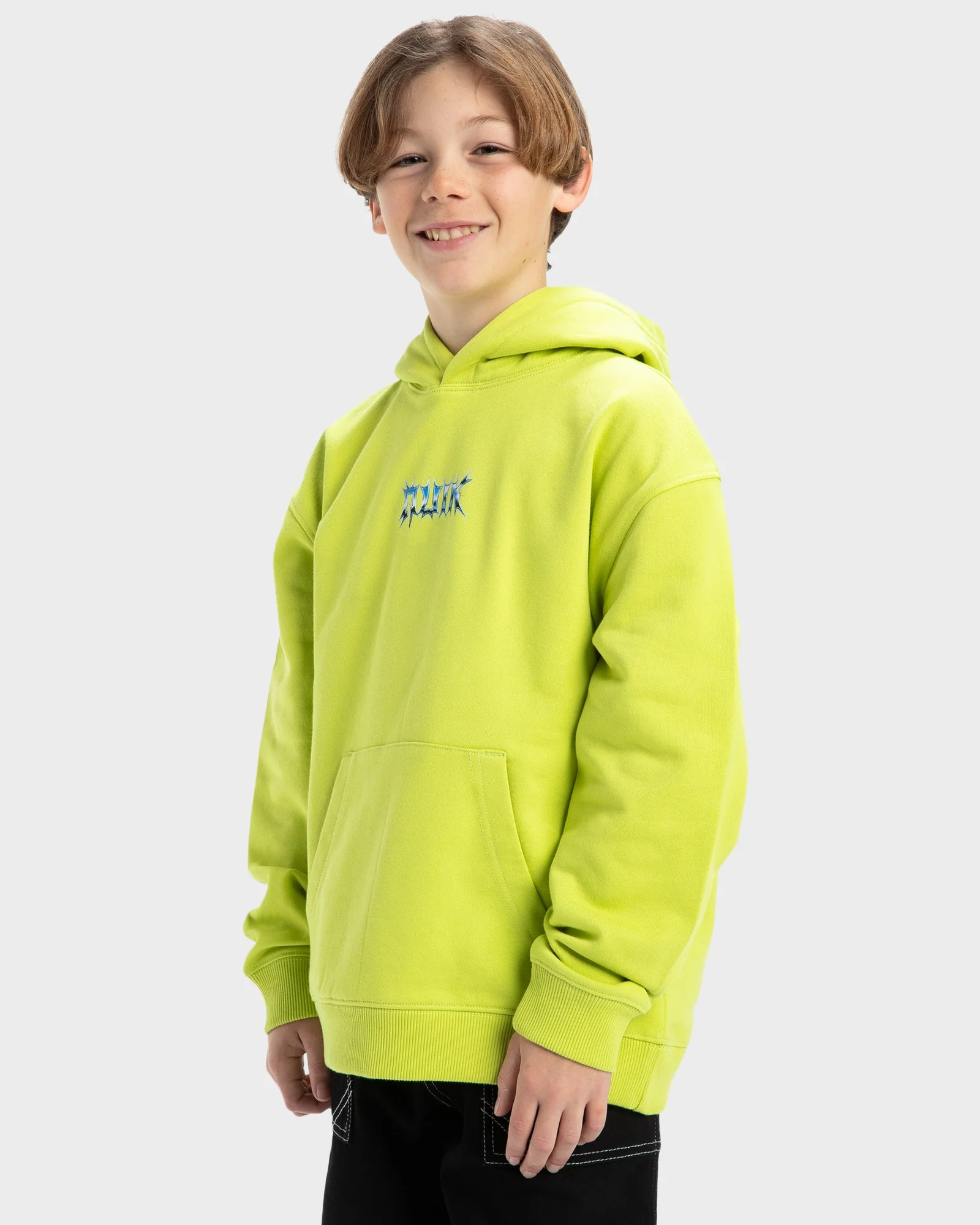 Boys 8-16 Chrome Lightning Pullover Hoodie - Image 2