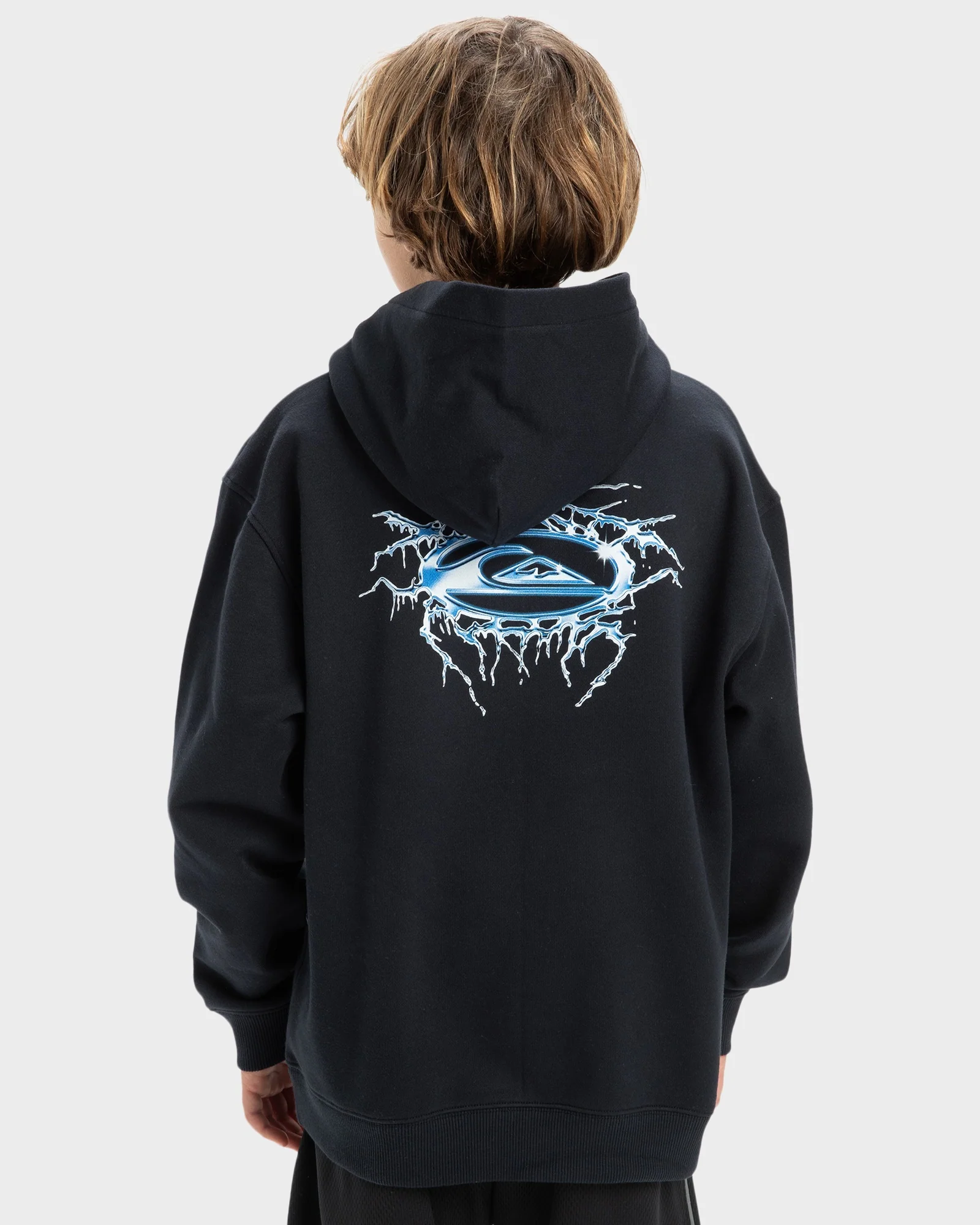 Boys 8-16 Chrome Lightning Pullover Hoodie - Image 3