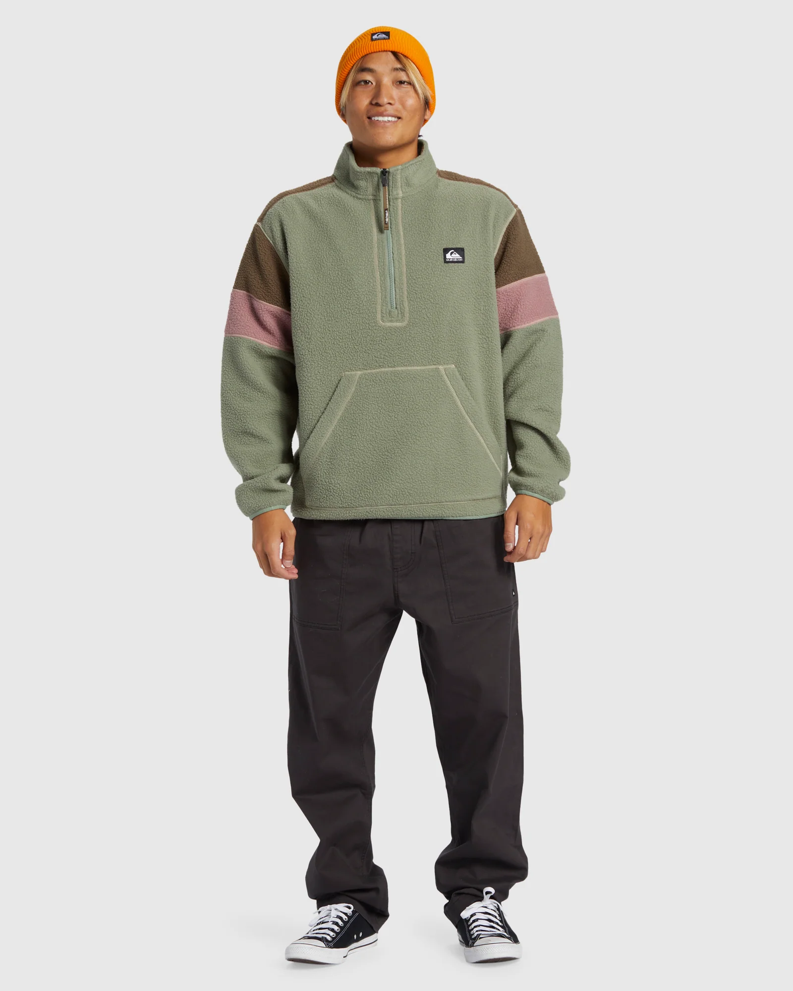 Mens Clean Coast Half Zip Sweatshirt - Image 5