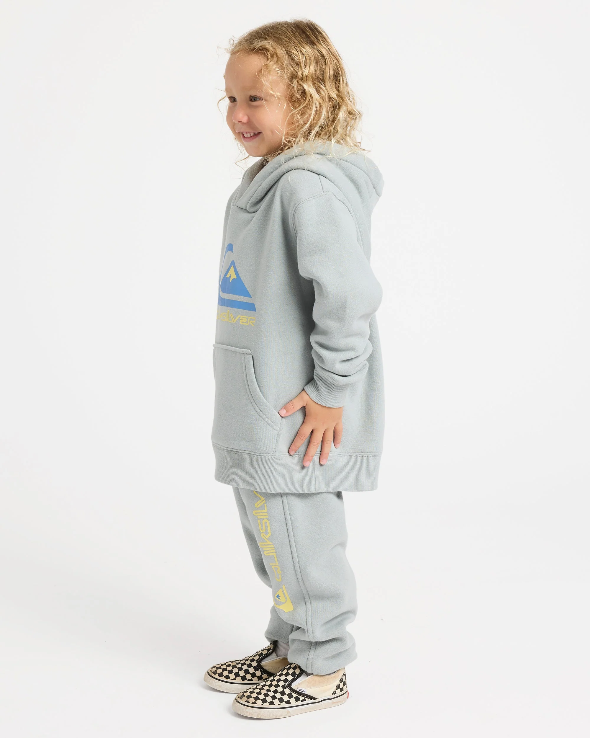 Boys 2-7 Comp Logo Pullover Hoodie - Image 3
