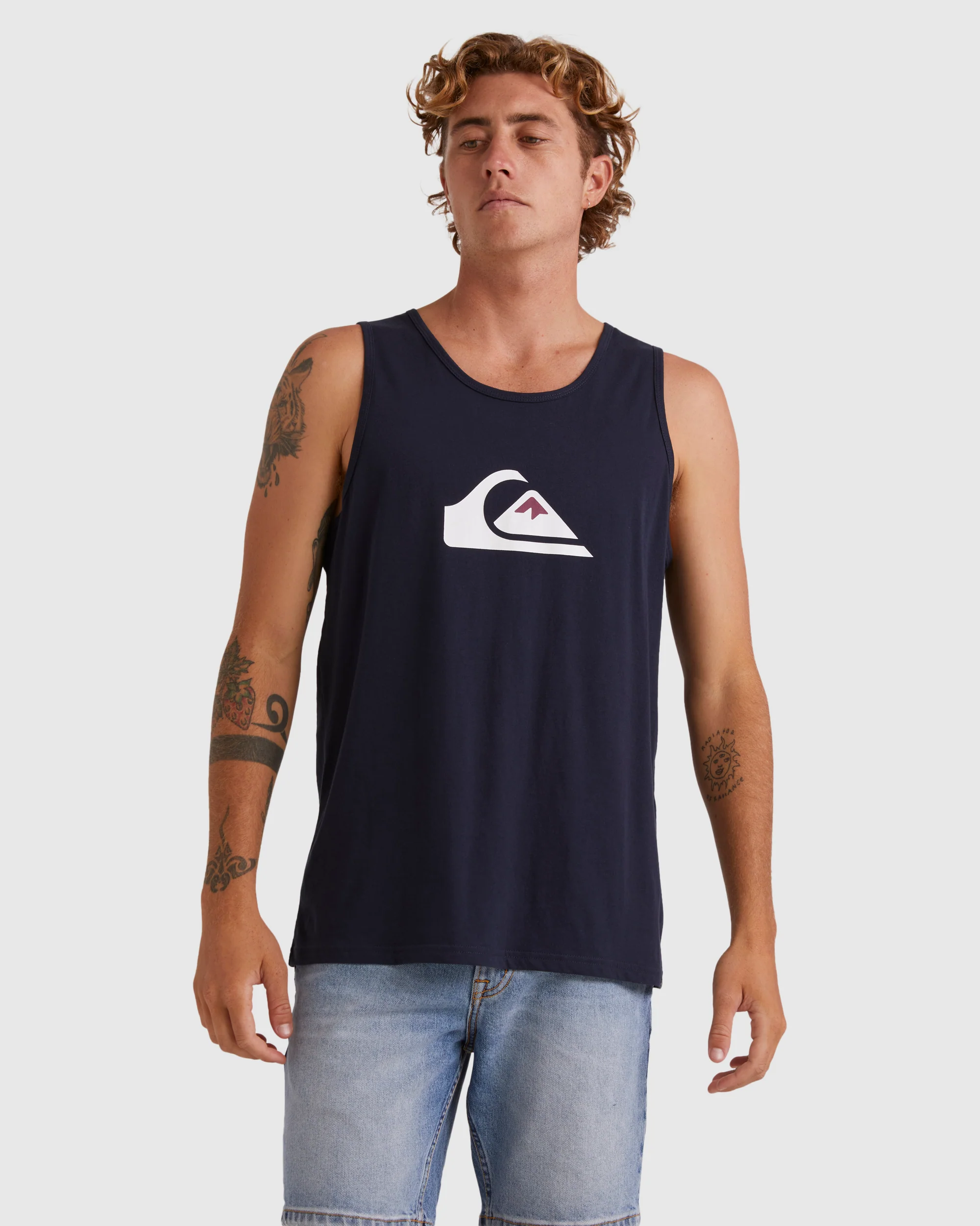 Mens Comp Logo Muscle Vest Top