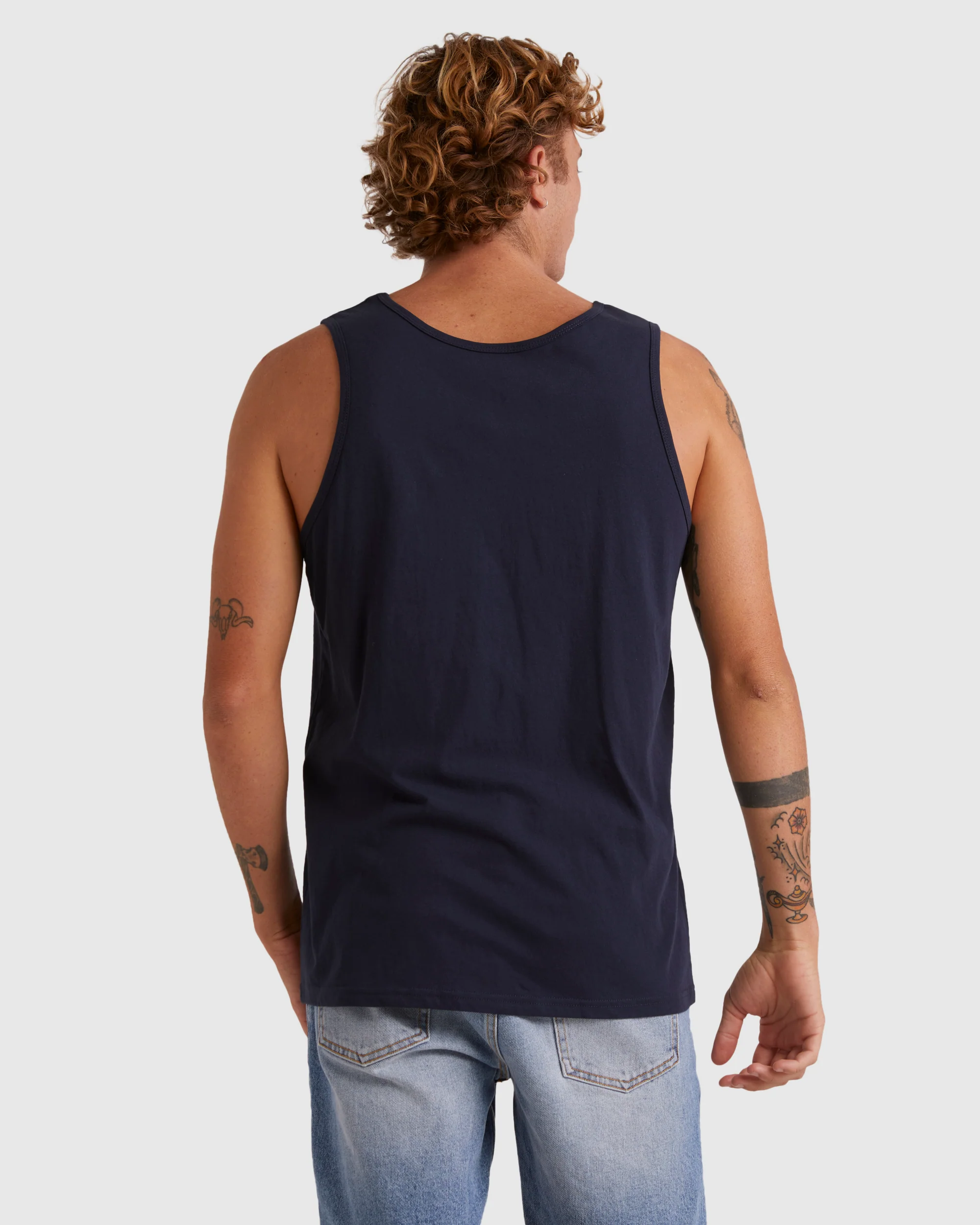 Mens Comp Logo Muscle Vest Top - Image 3