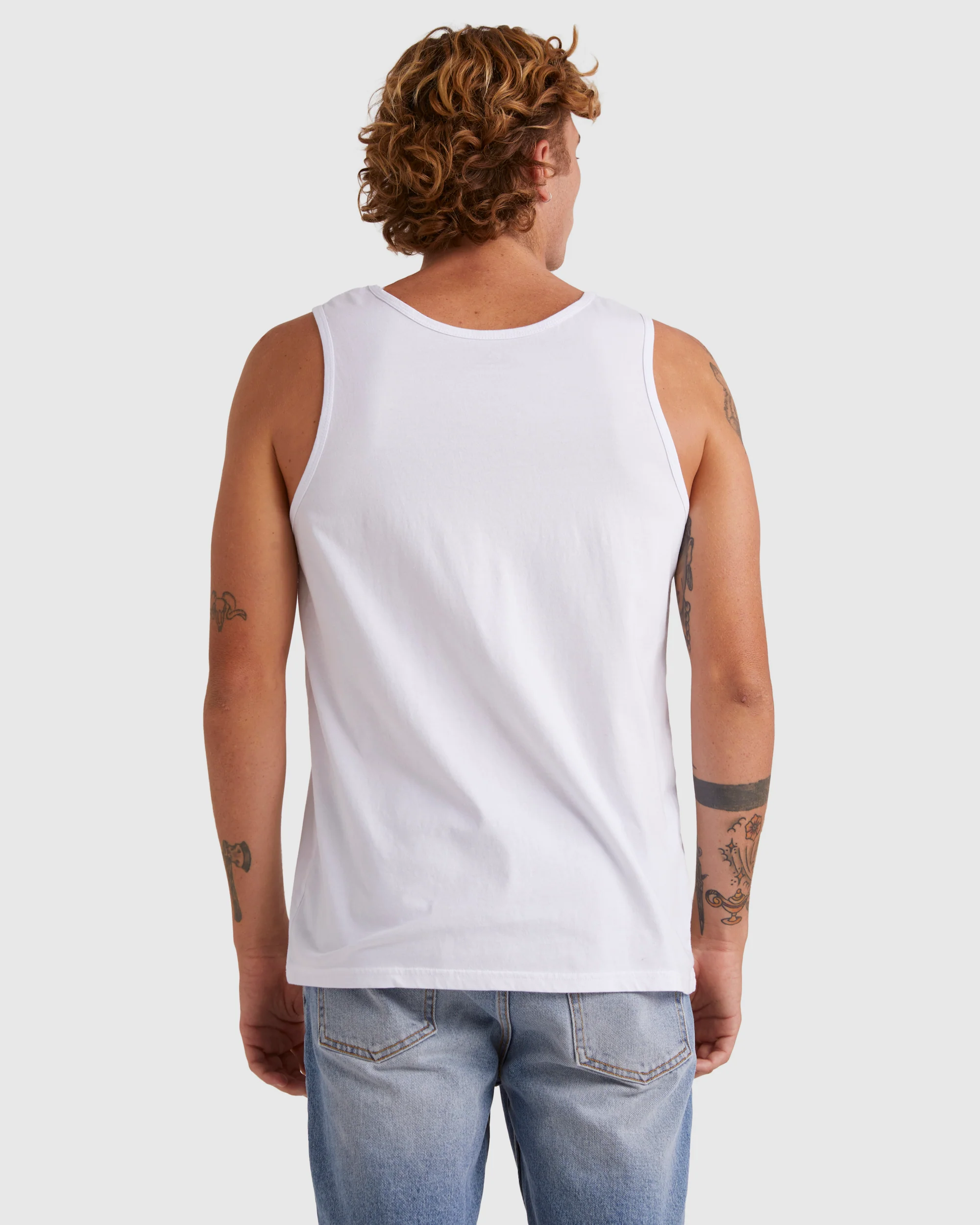 Mens Comp Logo Muscle Vest Top - Image 3
