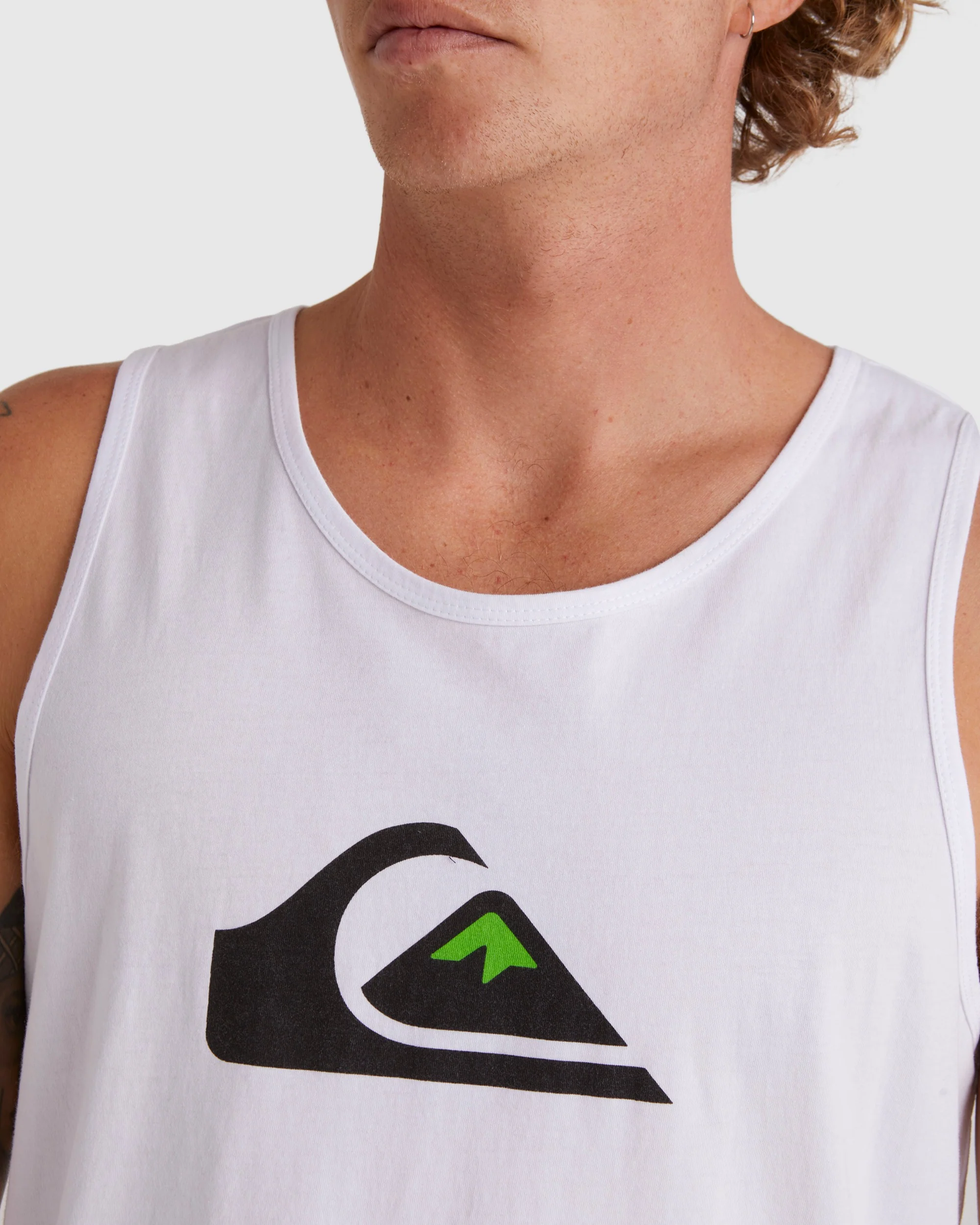 Mens Comp Logo Muscle Vest Top - Image 4
