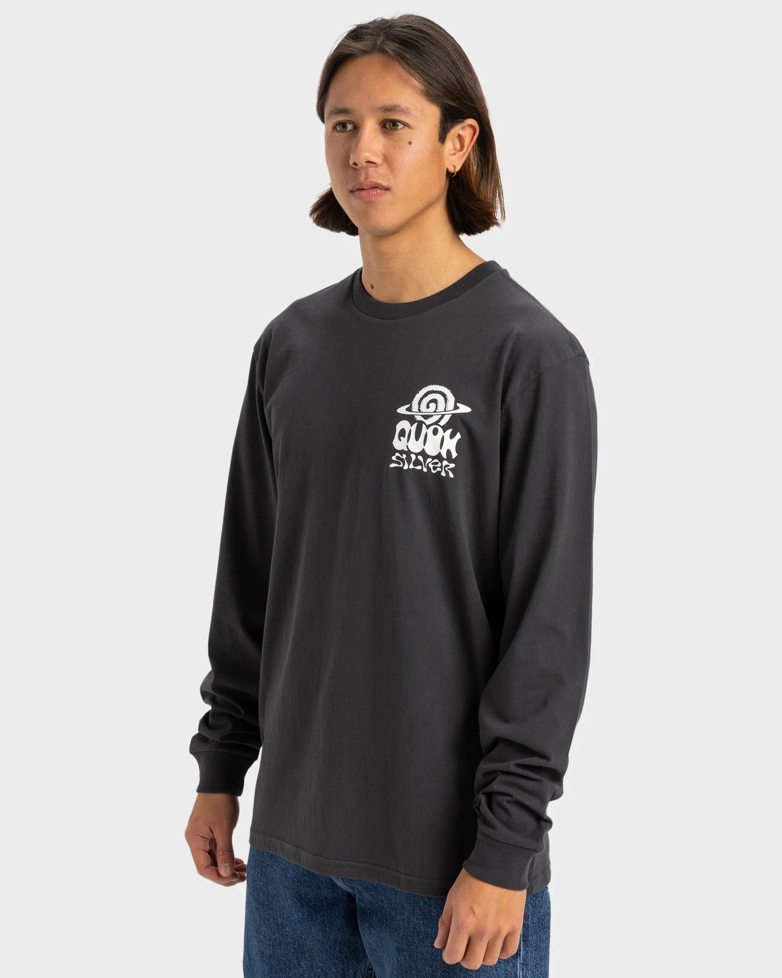 Mens Cosmic Vibe Long Sleeve T-Shirt - Image 2