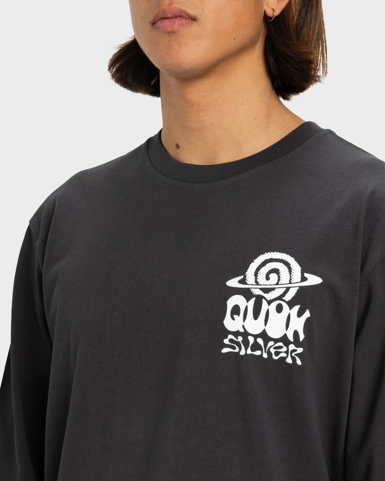 Mens Cosmic Vibe Long Sleeve T-Shirt - Image 4