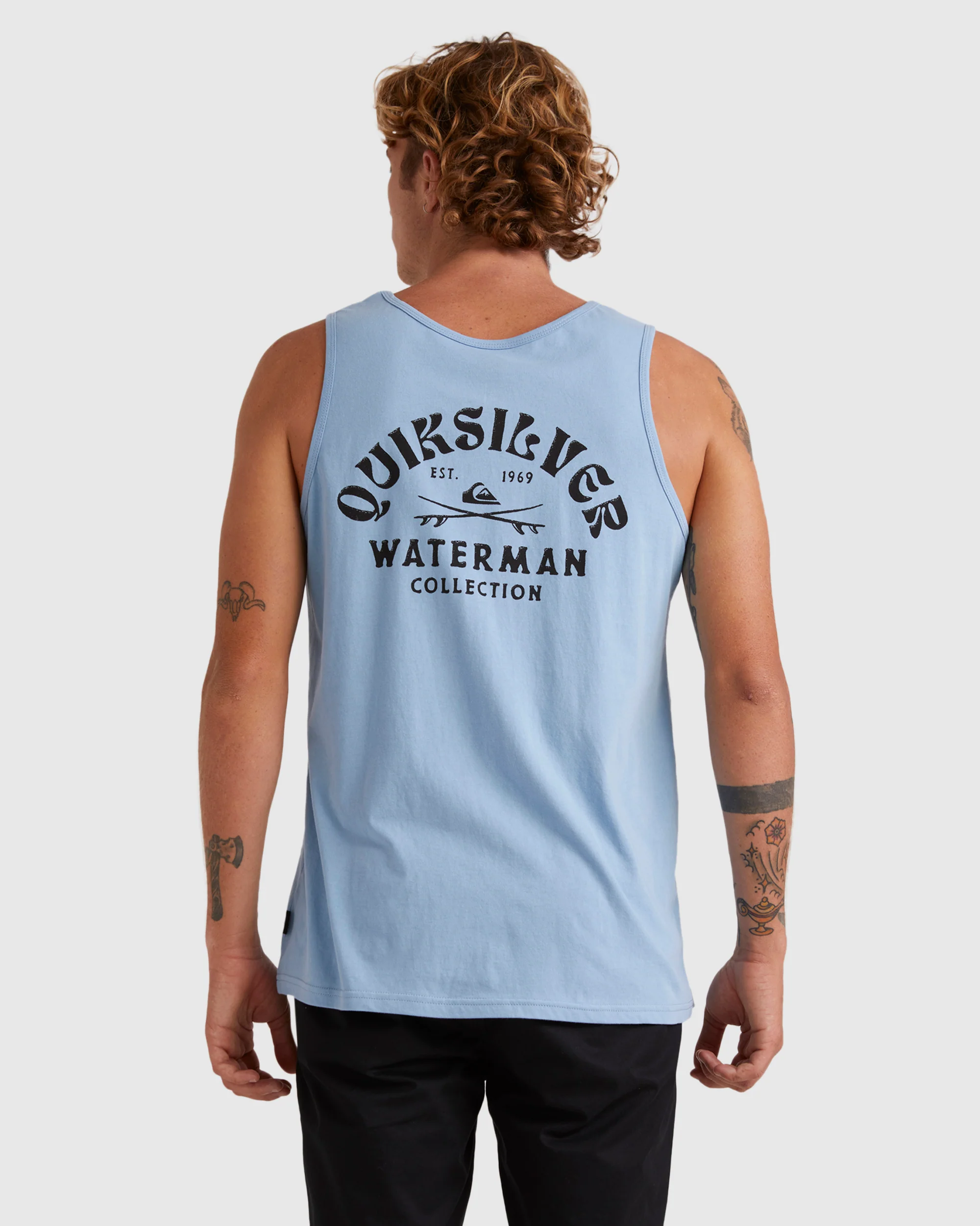 Mens Deep Water Muscle Vest Top - Image 3