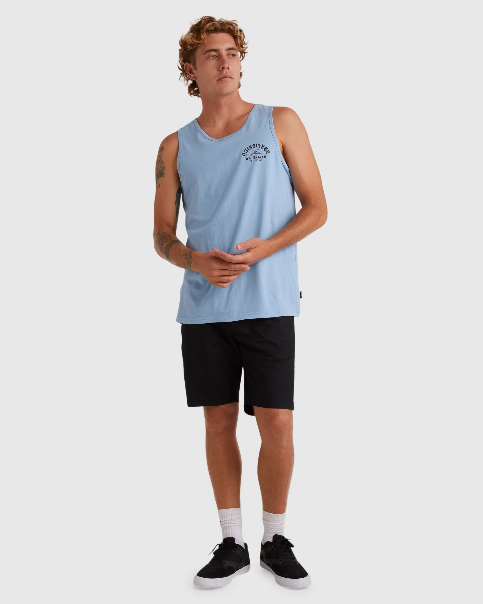 Mens Deep Water Muscle Vest Top - Image 5