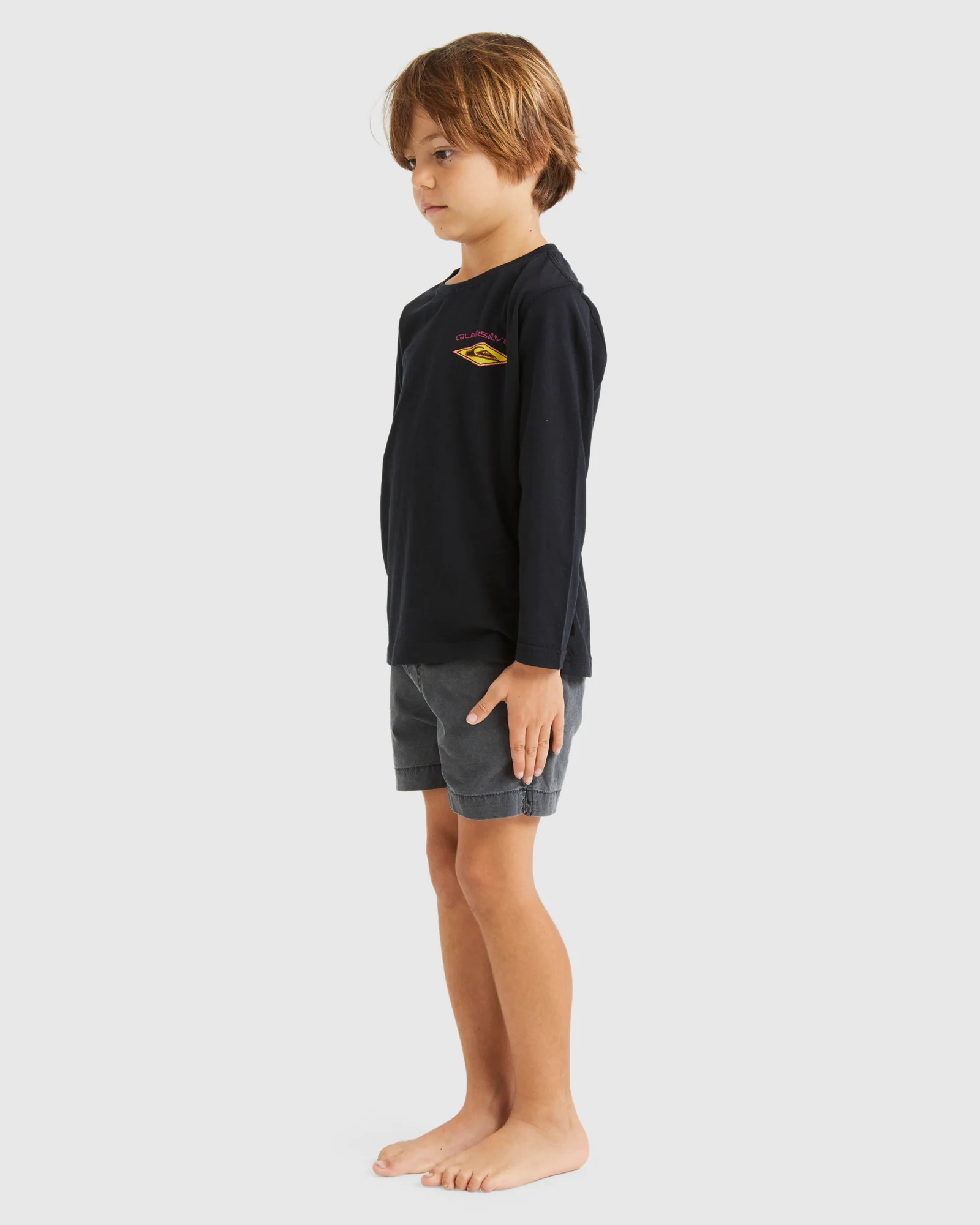 Boys 2-7 Diamond Long Sleeve T-Shirt - Image 2