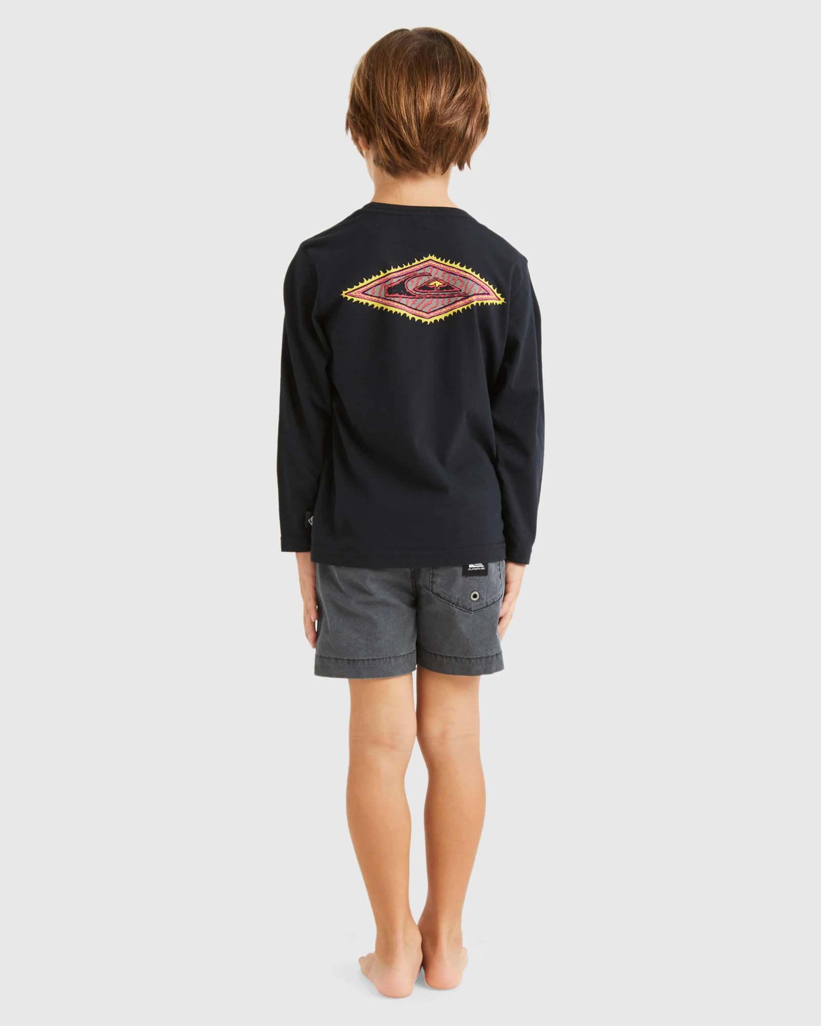 Boys 2-7 Diamond Long Sleeve T-Shirt - Image 3