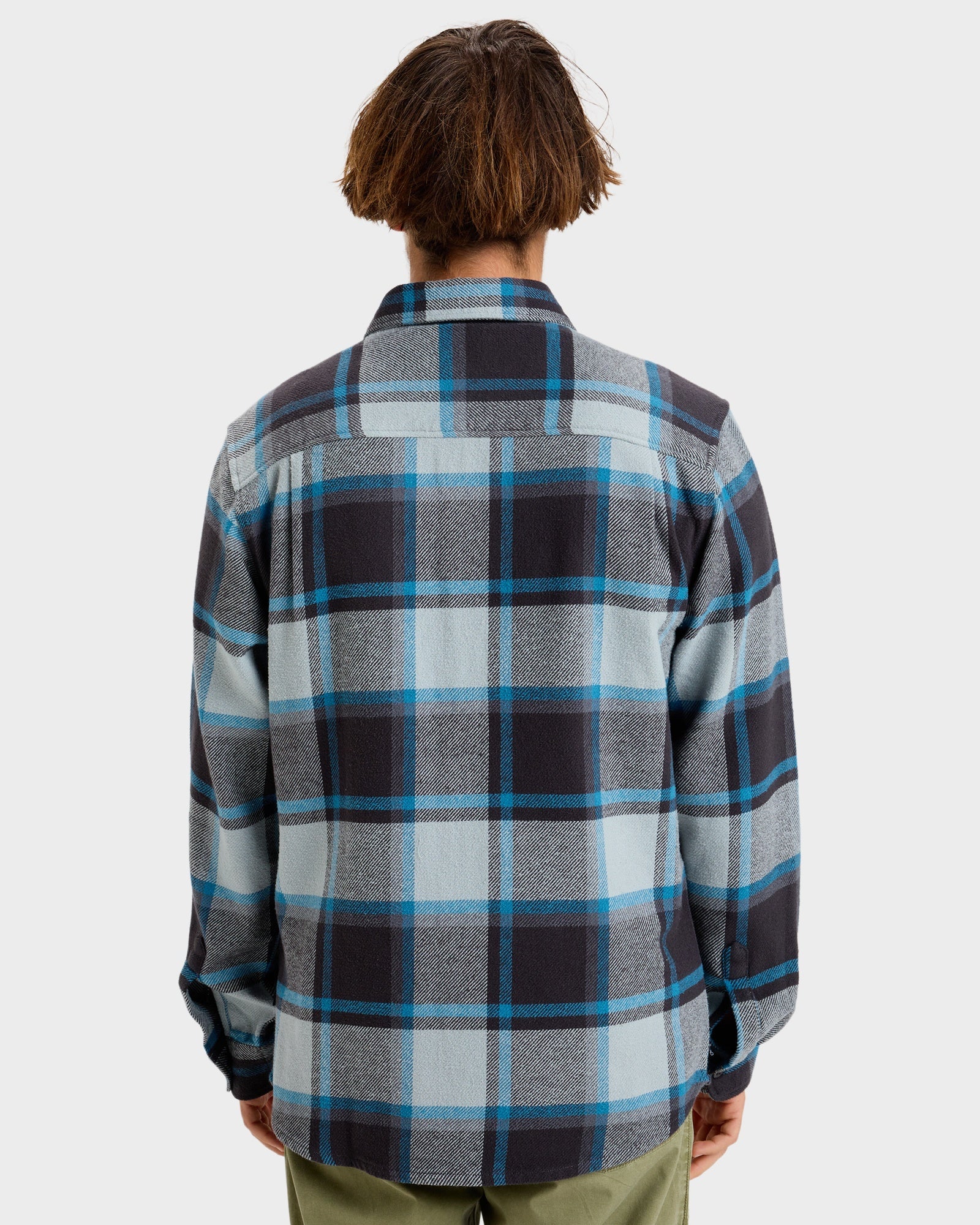 Mens Dna Flannel Long Sleeve Shirt - Image 3