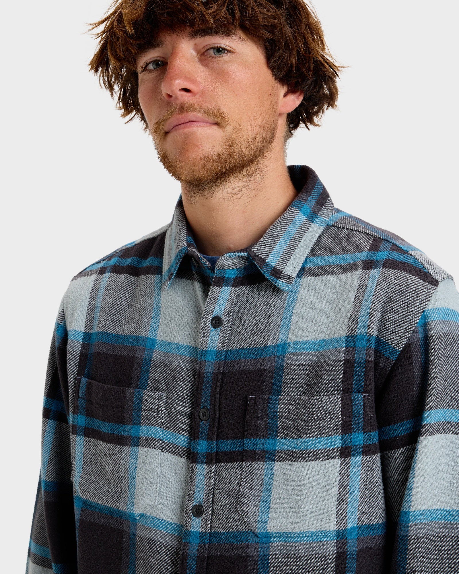 Mens Dna Flannel Long Sleeve Shirt - Image 4
