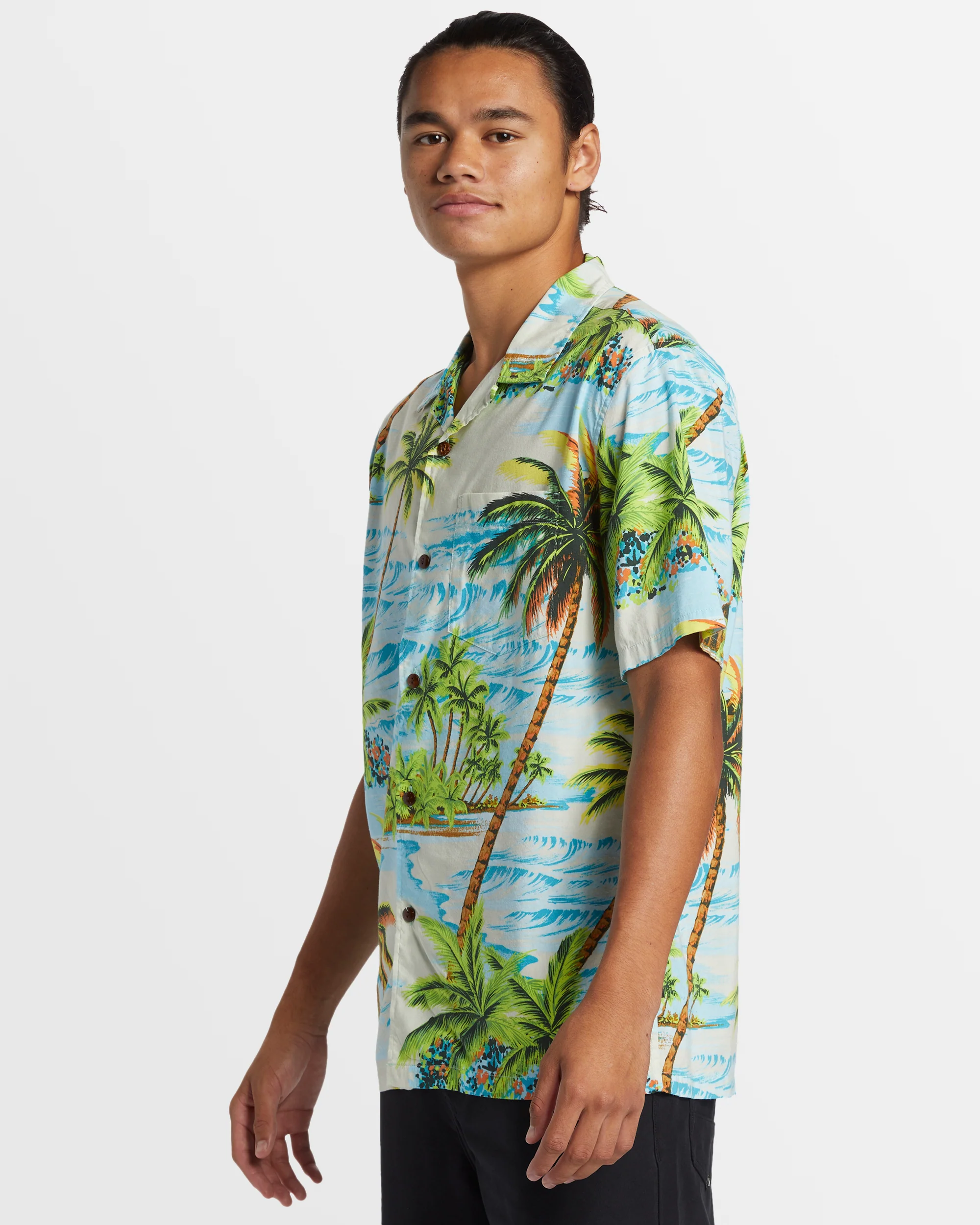 Mens DNA Island Short Sleeve Shirt - Image 2