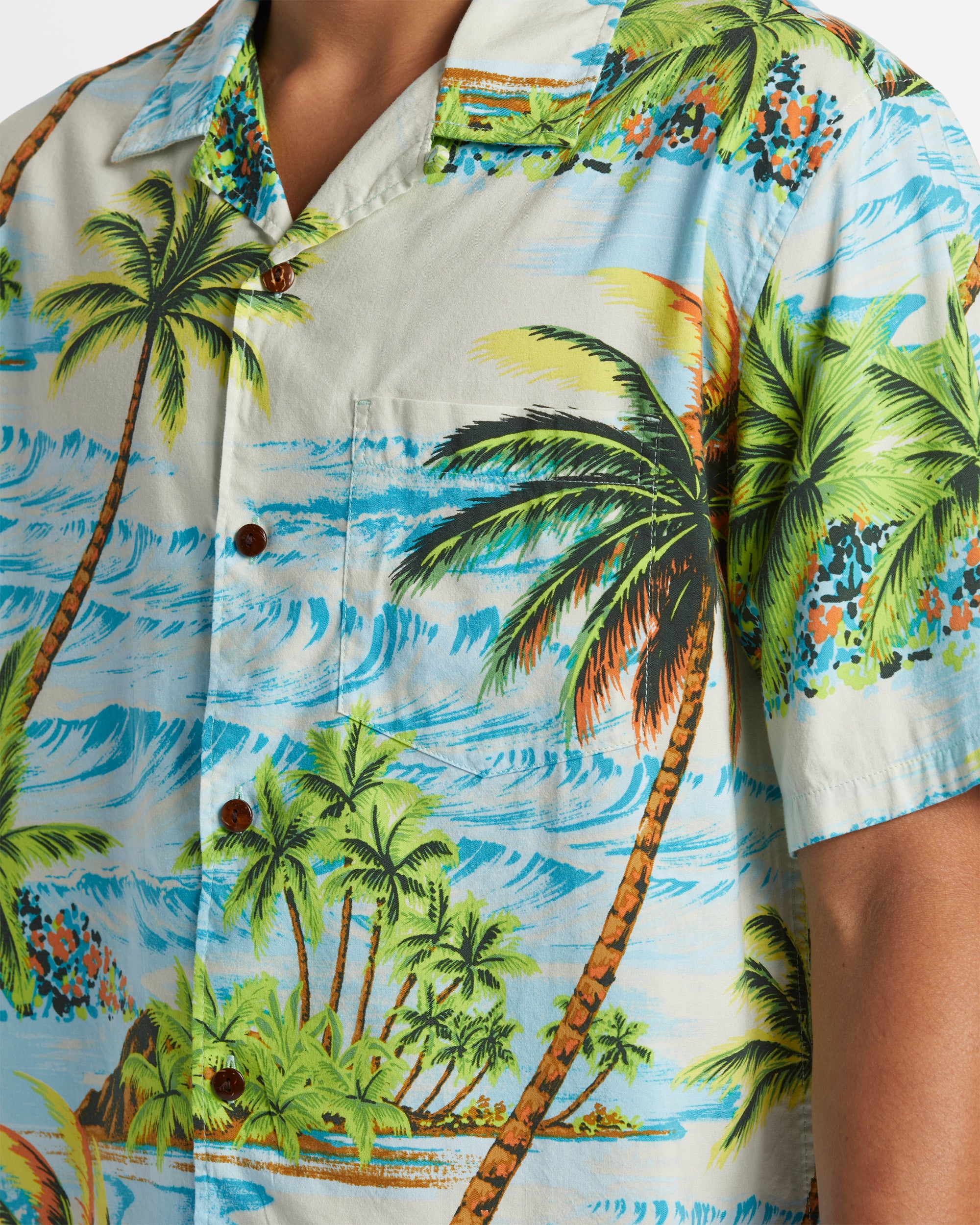 Mens DNA Island Short Sleeve Shirt - Image 3