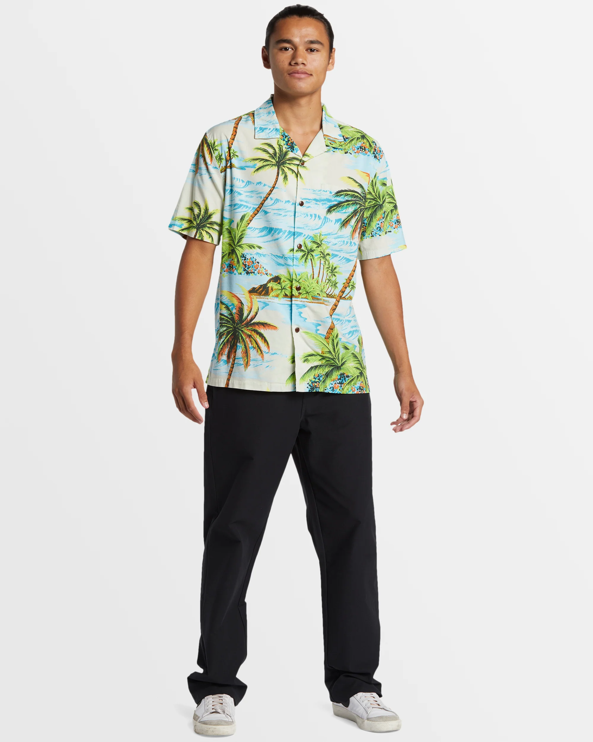 Mens DNA Island Short Sleeve Shirt - Image 5