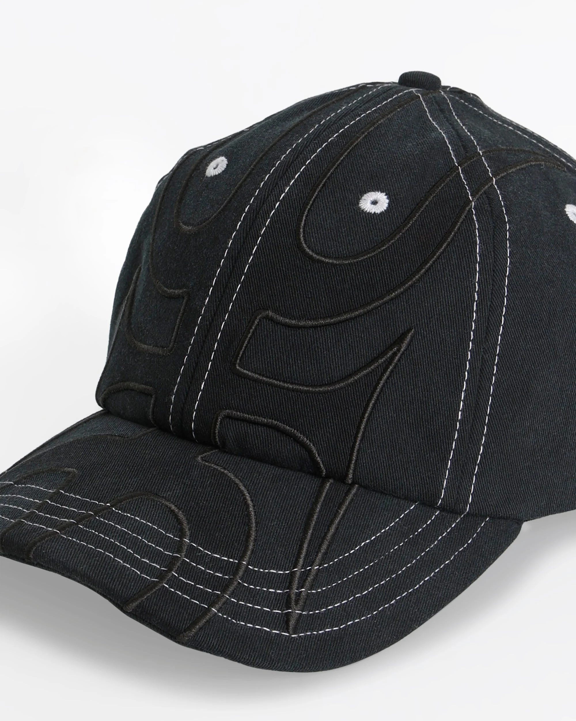 Mens Drifter 6 Panel Mercury Trident Cap - Image 3