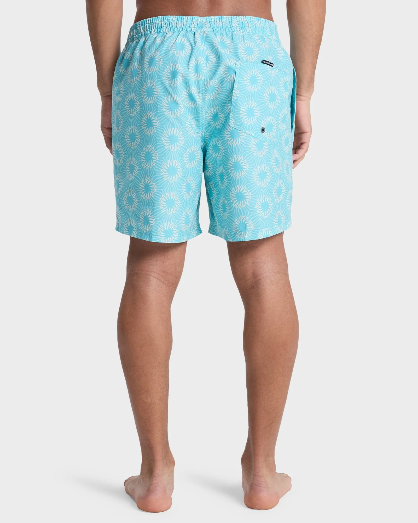 Mens Everyday Printed 17" Swim Shorts - Image 2