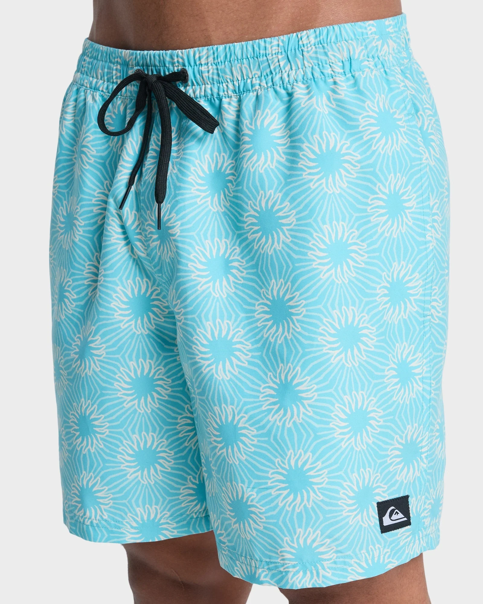 Mens Everyday Printed 17" Swim Shorts - Image 4
