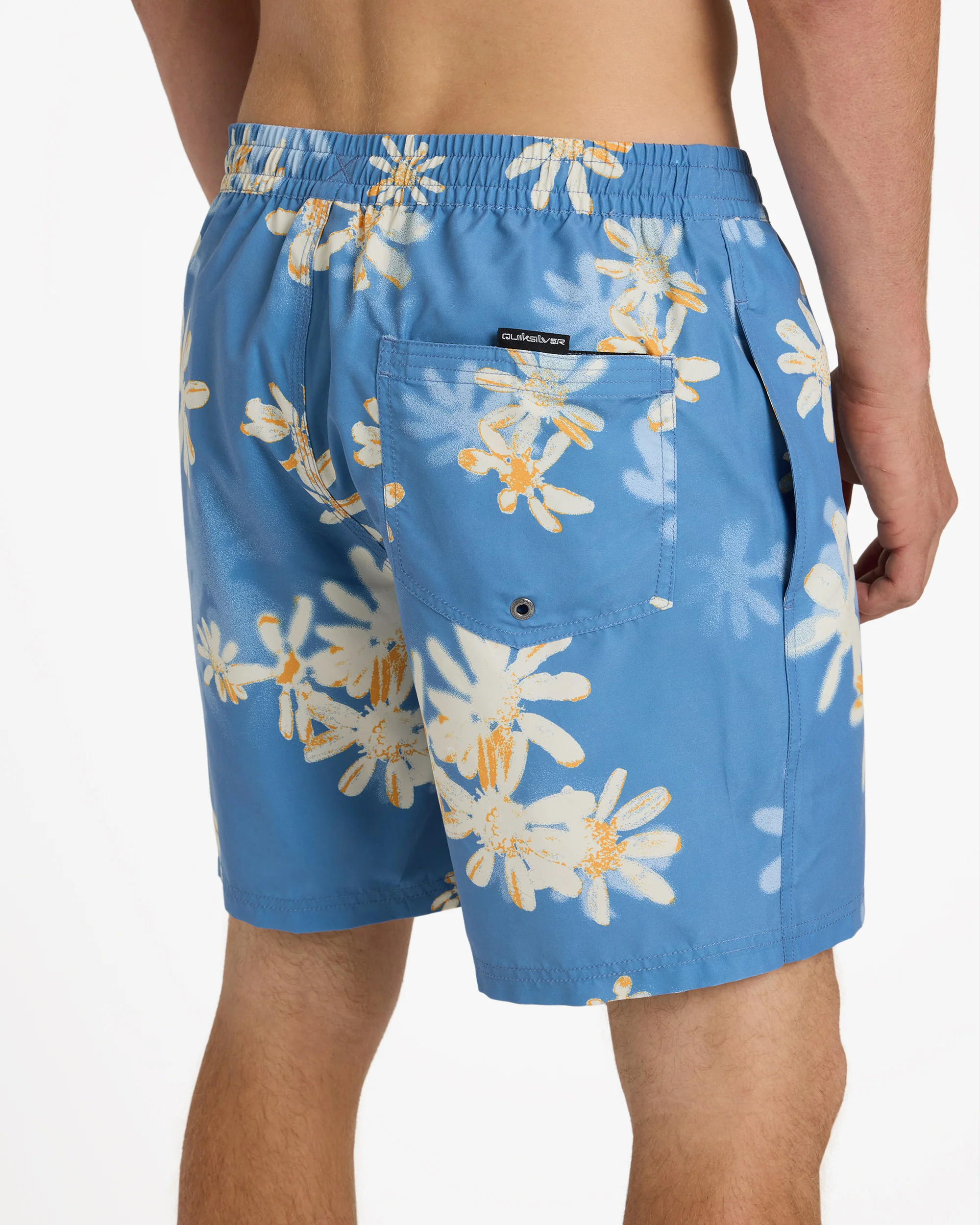 Mens Everyday Printed 17" Swim Shorts - Image 4