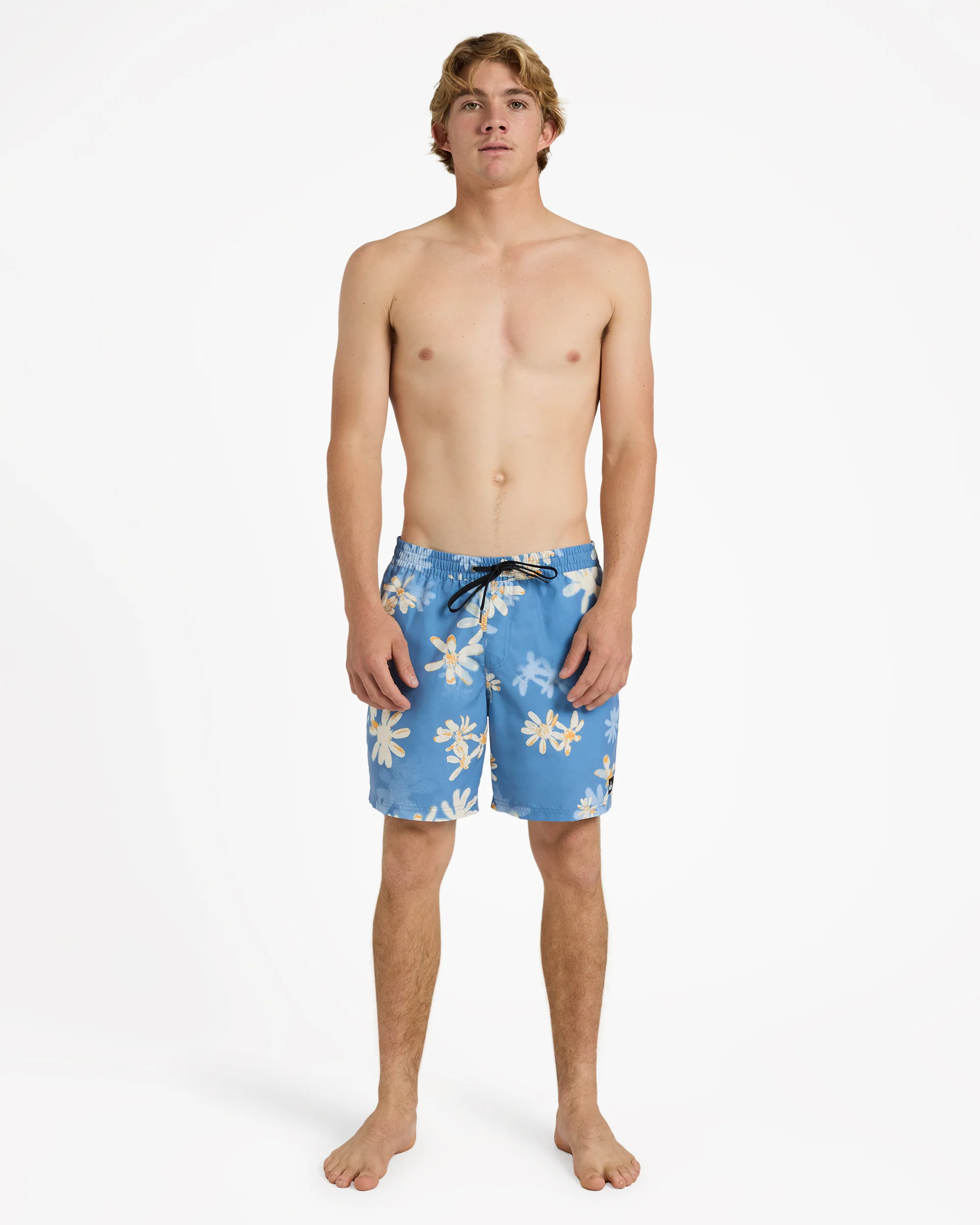 Mens Everyday Printed 17" Swim Shorts - Image 5