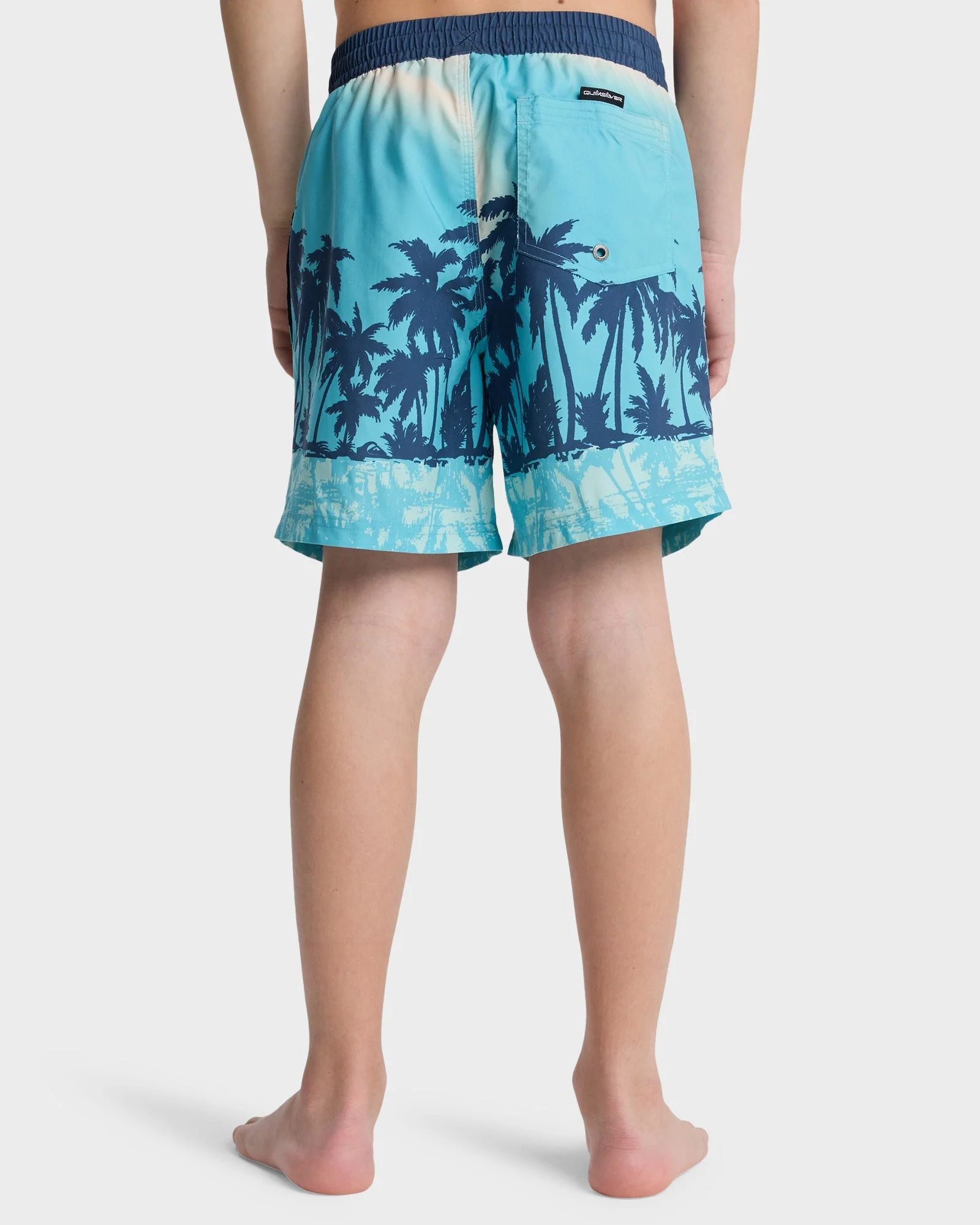 Boys 8-16 Everyday Printed 14" Swim Shorts - Image 2