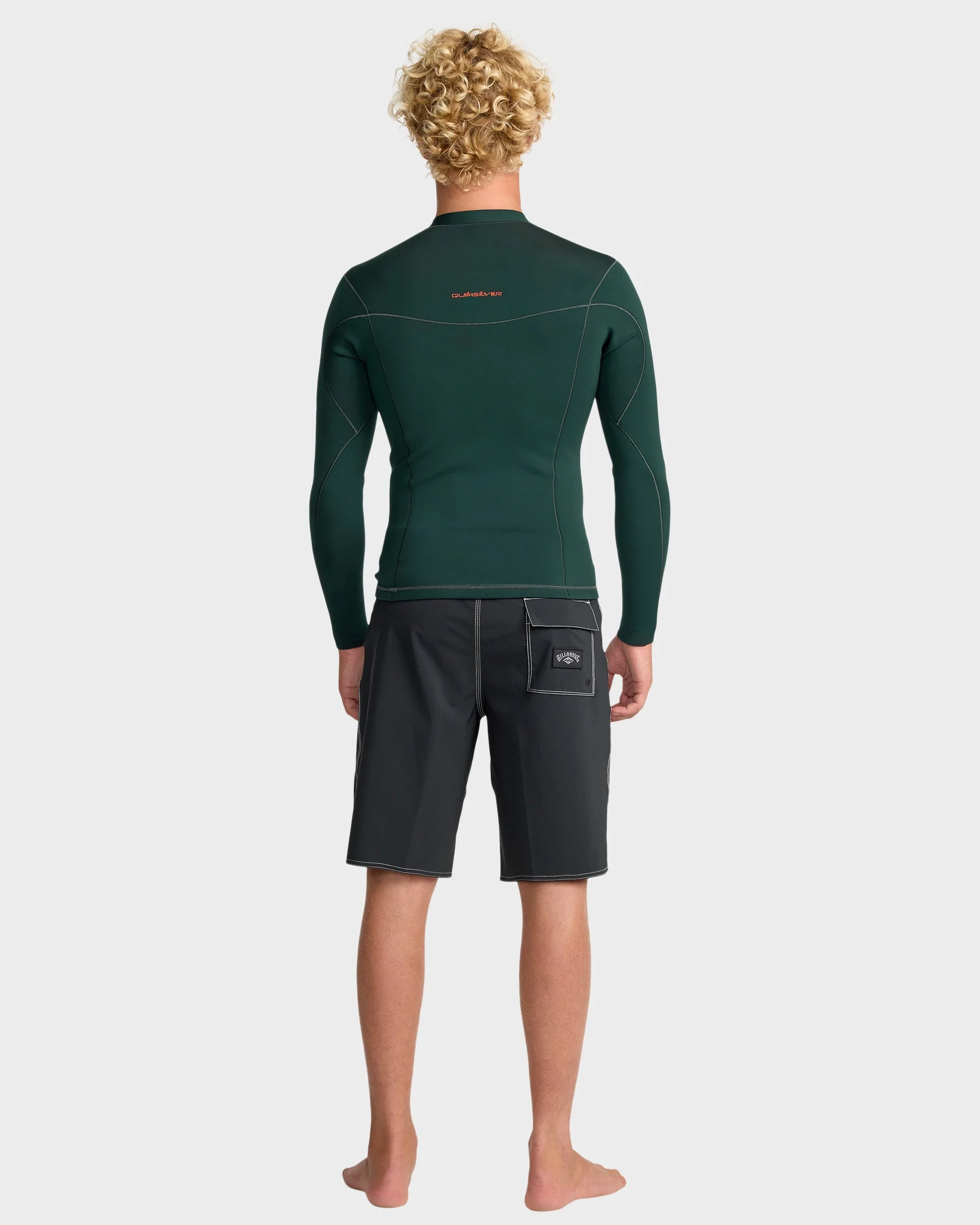 Mens 1.5mm Everyday Session Long Sleeve Wetsuit Top - Image 2