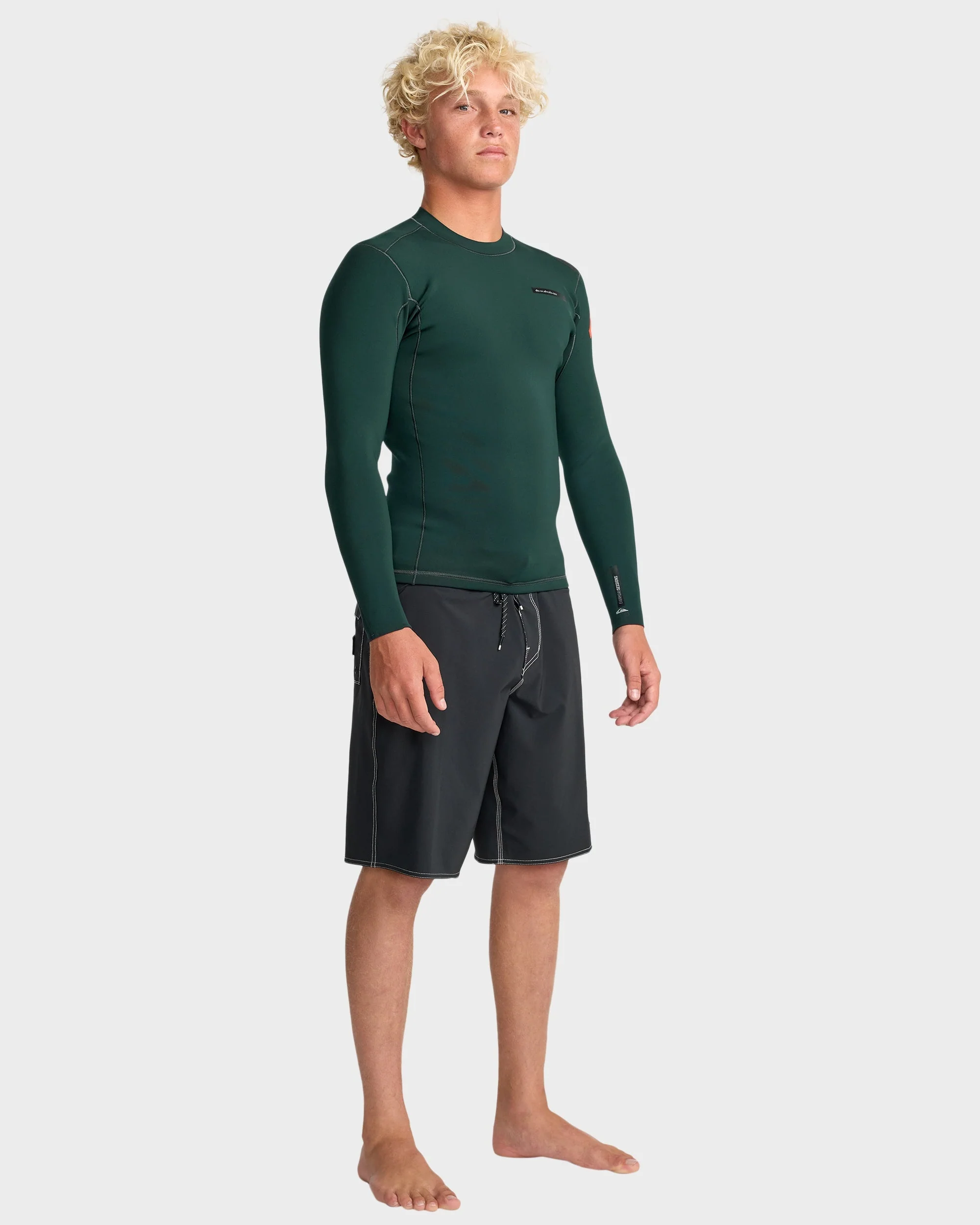 Mens 1.5mm Everyday Session Long Sleeve Wetsuit Top - Image 4