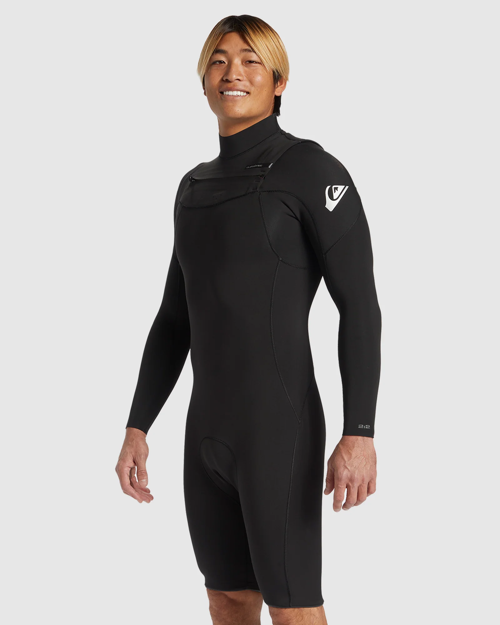 Mens 2/2mm Everyday Sessions Chest Zip Long Sleeve Springsuit - Image 2