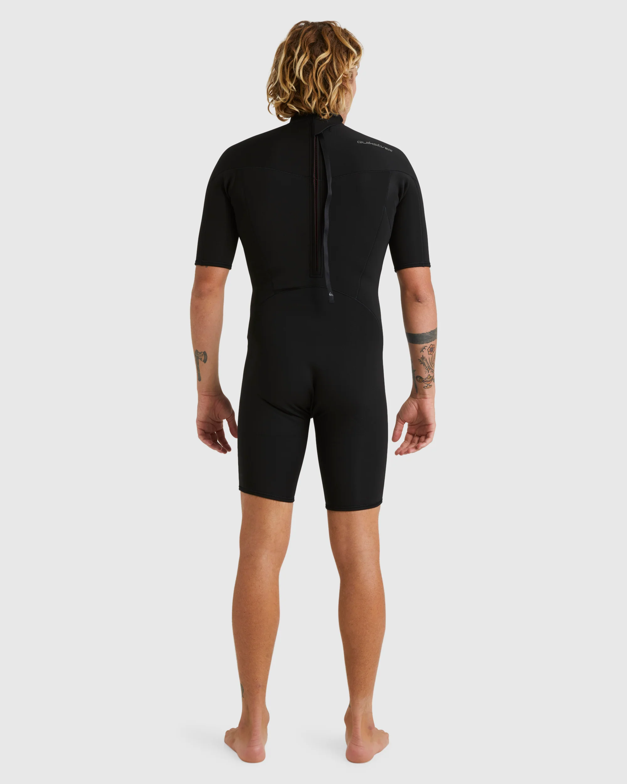 Mens 2/2mm Everyday Sessions Short Sleeve Back Zip Springsuit - Image 3