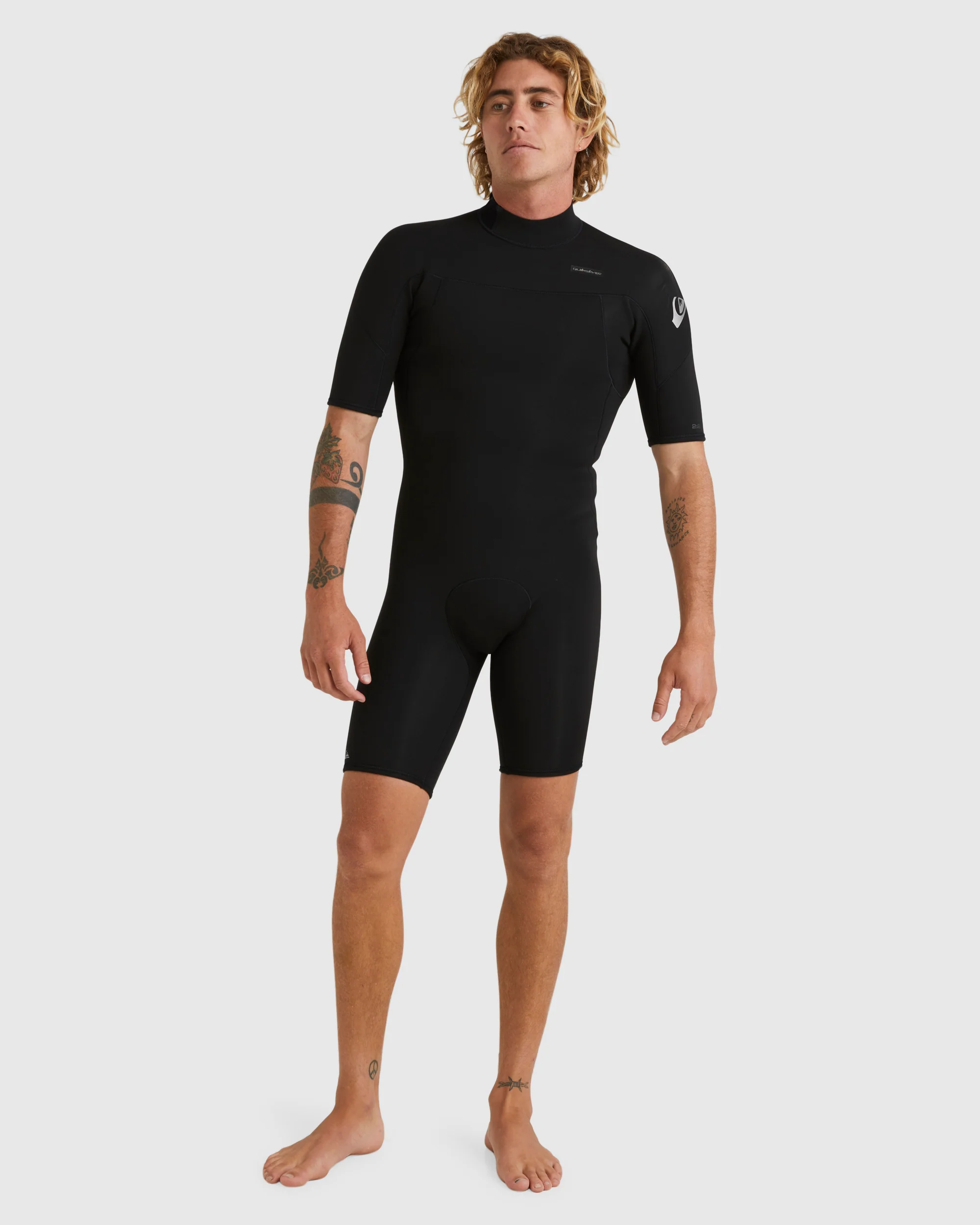 Mens 2/2mm Everyday Sessions Short Sleeve Back Zip Springsuit - Image 5