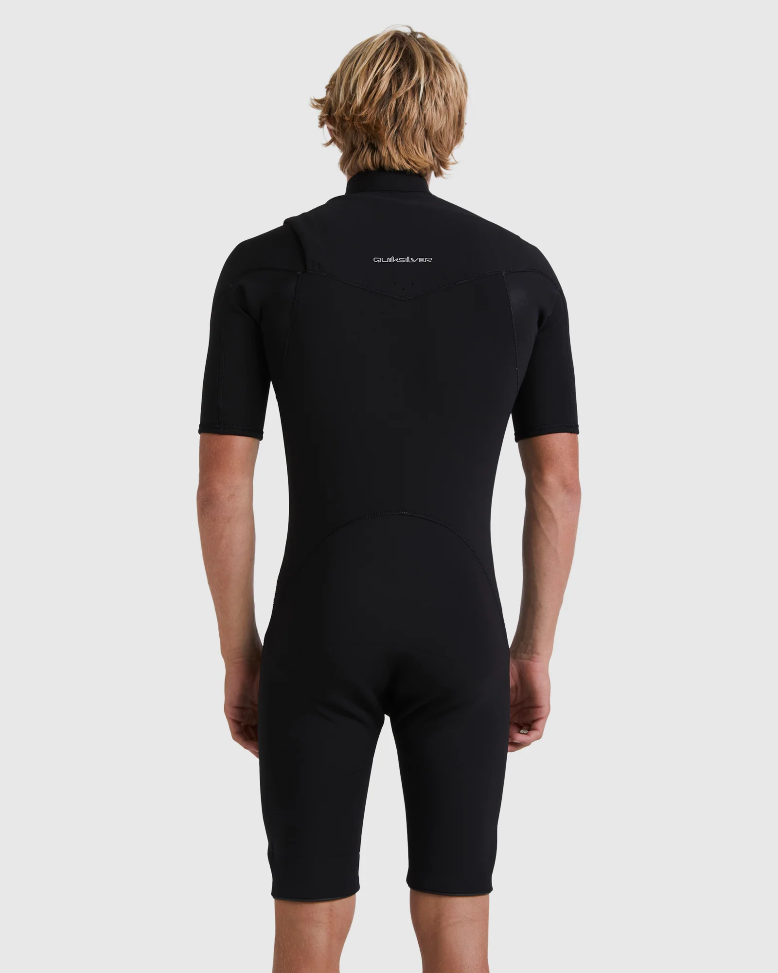 Mens 2/2mm Everyday Sessions Short Sleeve Chest Zip Springsuit - Image 3