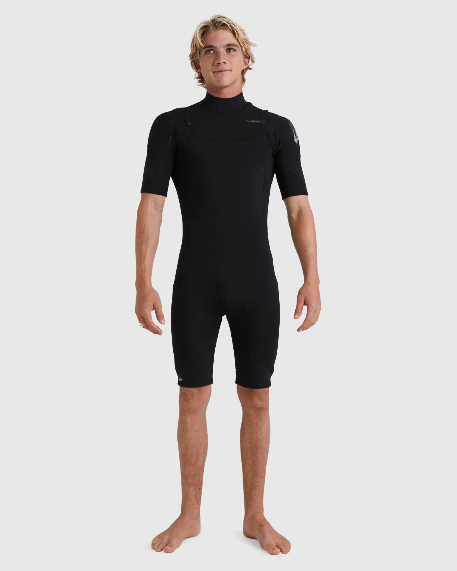 Mens 2/2mm Everyday Sessions Short Sleeve Chest Zip Springsuit - Image 5