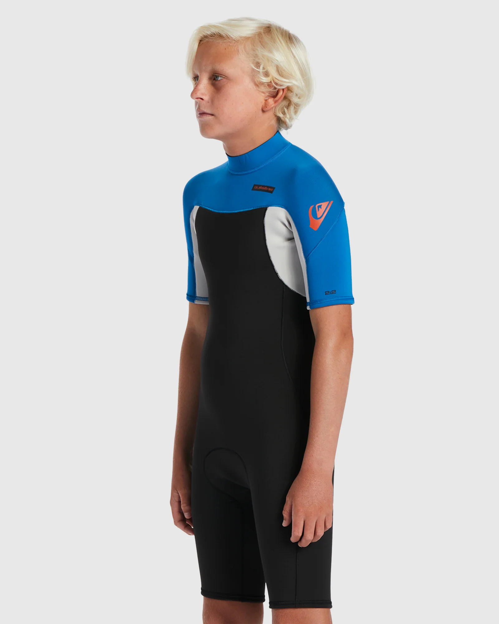 Boys 8-16 2/2mm Everyday Sessions Short Sleeve Back Zip Springsuit - Image 2
