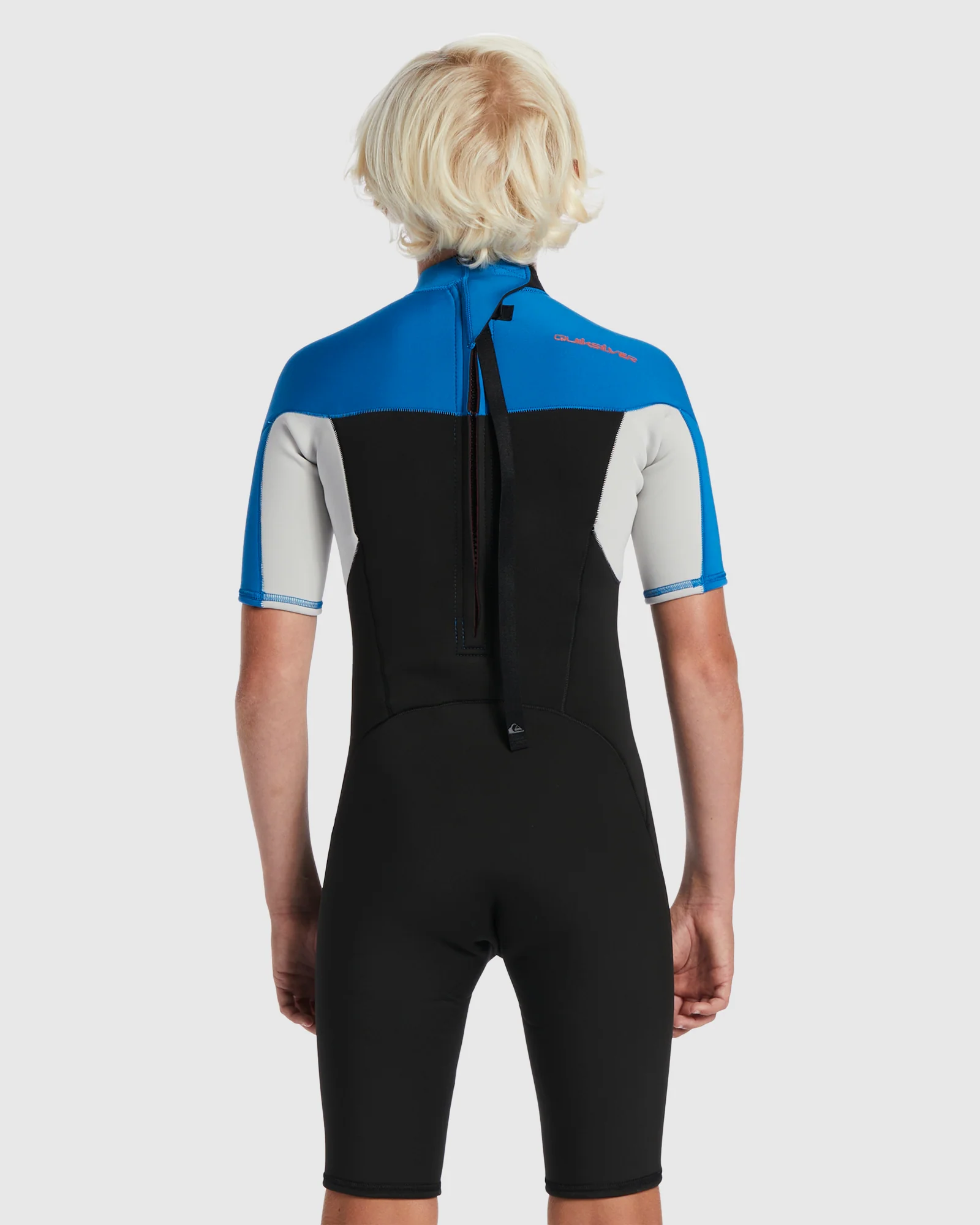 Boys 8-16 2/2mm Everyday Sessions Short Sleeve Back Zip Springsuit - Image 3