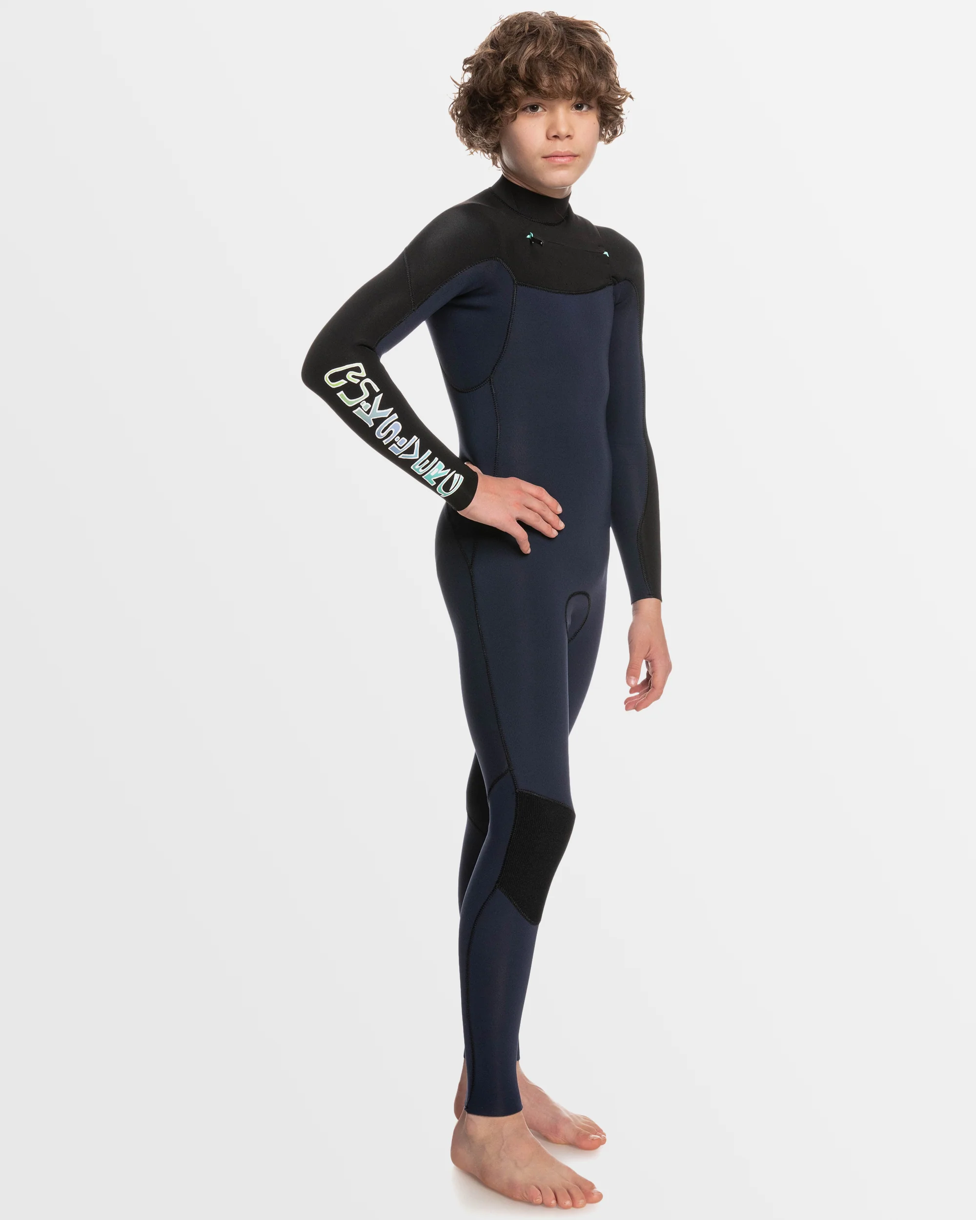 Boys 8-16 3/2mm Everyday Sessions 2022 Chest Zip Wetsuit - Image 2
