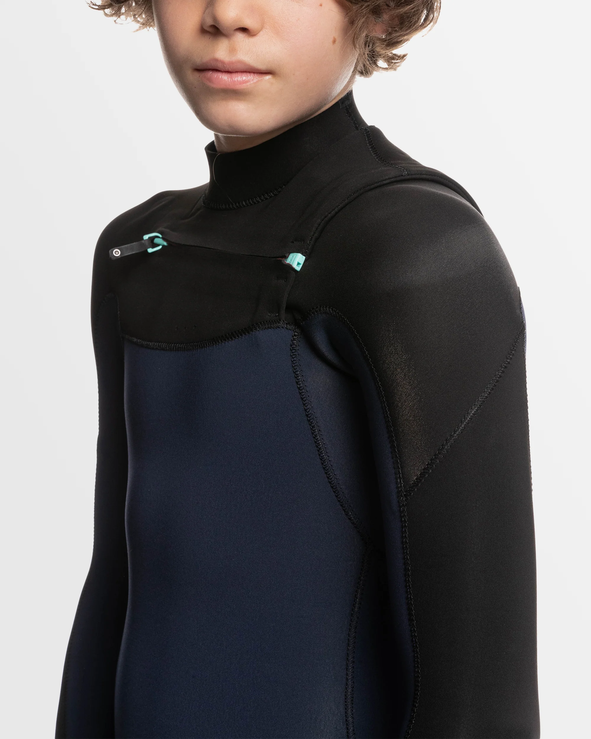Boys 8-16 3/2mm Everyday Sessions 2022 Chest Zip Wetsuit - Image 3