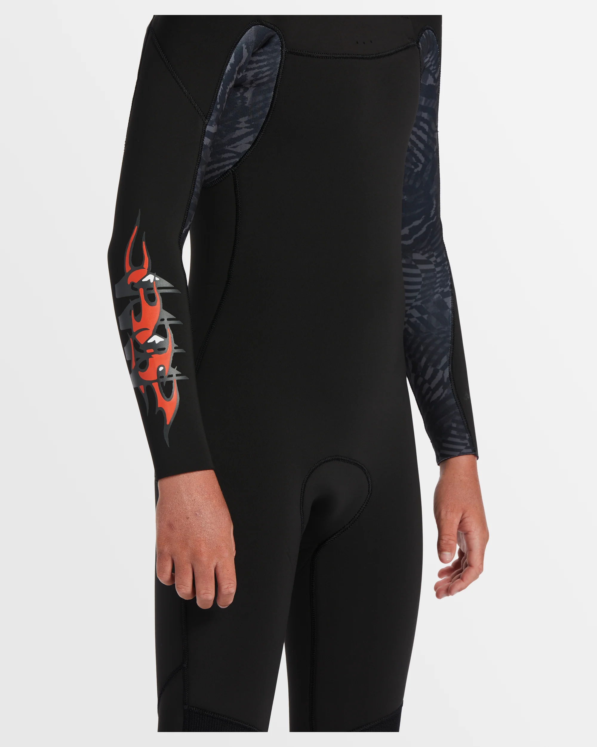Boys 8-16 3/2mm Everyday Sessions Chest Zip Wetsuit - Image 3