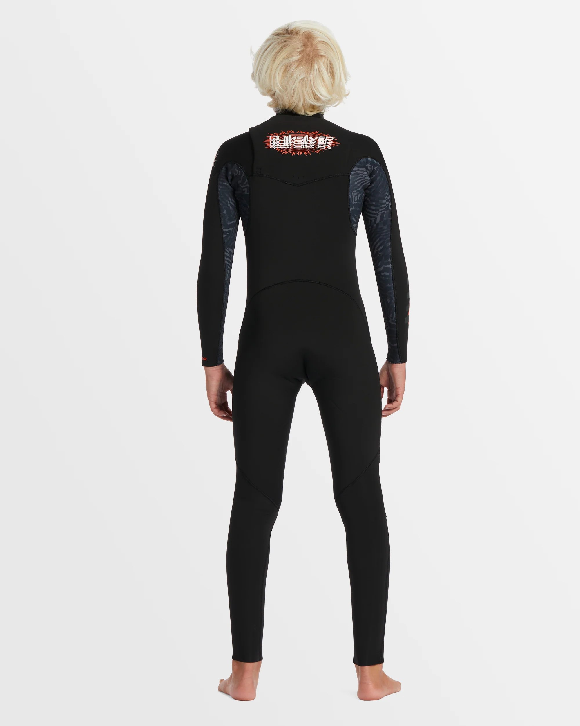 Boys 8-16 3/2mm Everyday Sessions Chest Zip Wetsuit - Image 4