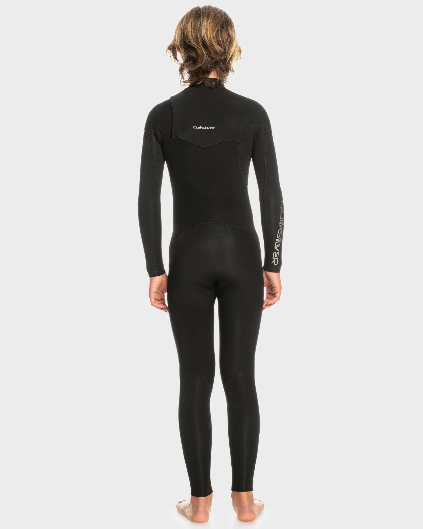 Boys 8-16 4/3mm Everyday Sessions Chest Zip Wetsuit - Image 4