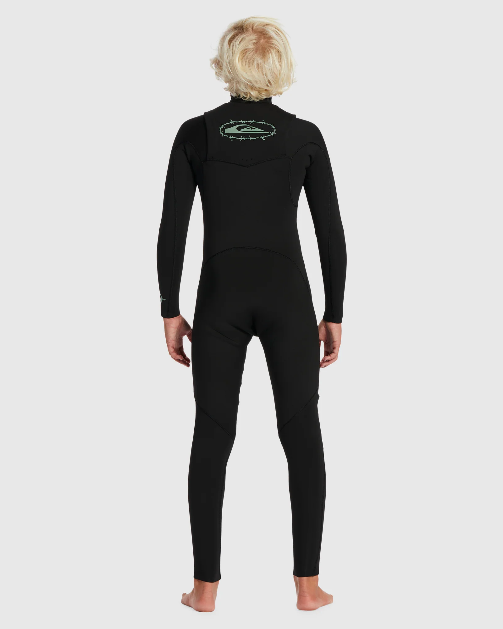 Boys 8-16 3/2mm Everyday Sessions Chest Zip Wetsuit - Image 2
