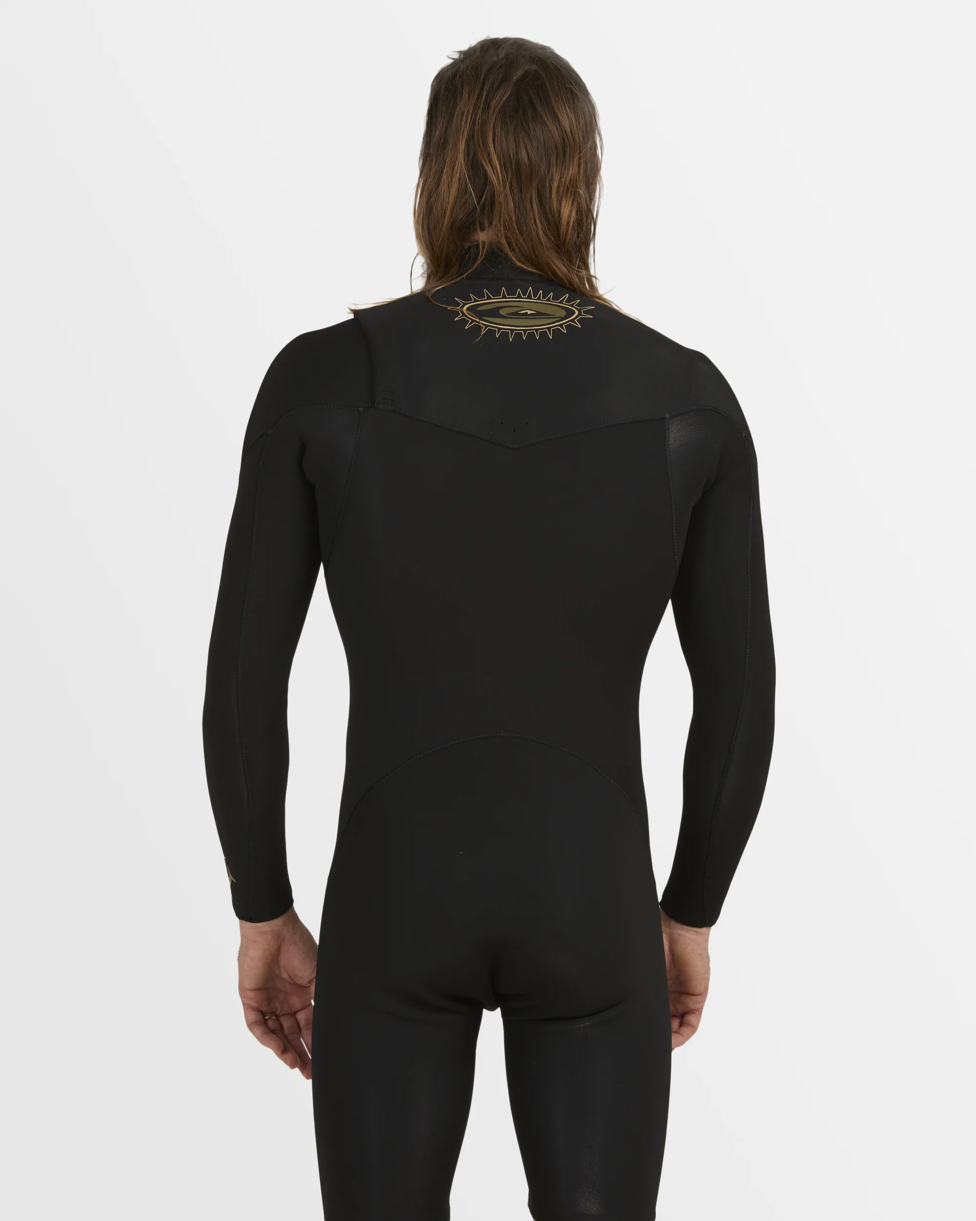 Mens 2/2mm Everyday Sessions Long Sleeve Chest Zip Springsuit - Image 3