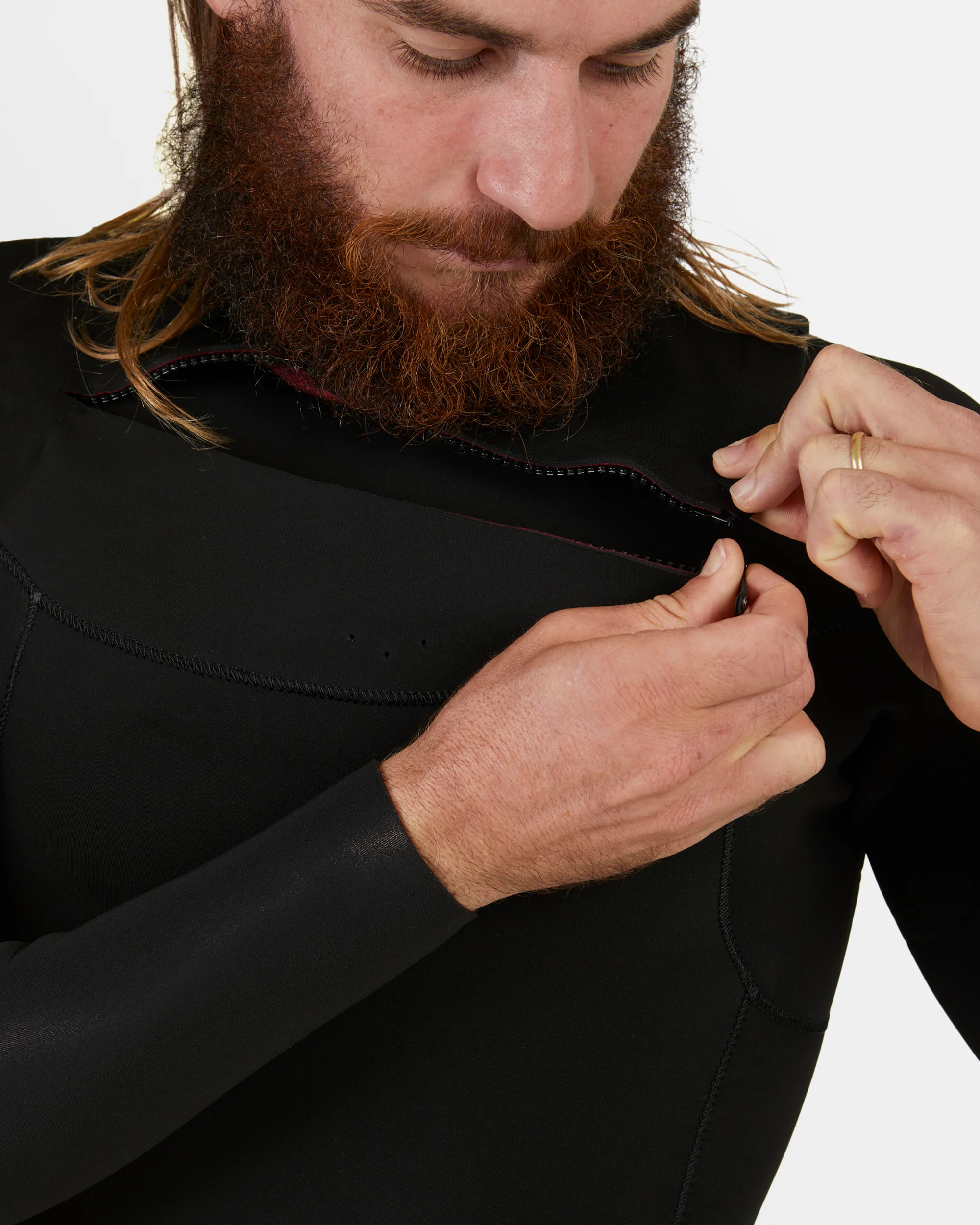 Mens 2/2mm Everyday Sessions Long Sleeve Chest Zip Springsuit - Image 7